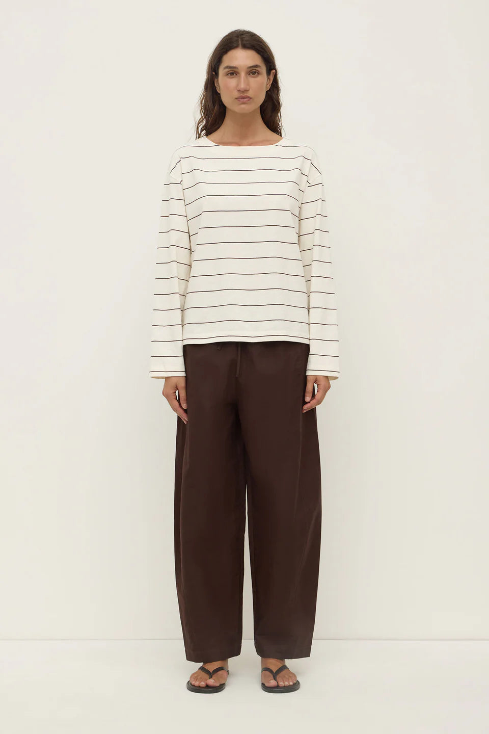 Assembly Label Scout Long Sleeve Tee Cream/Mulberry