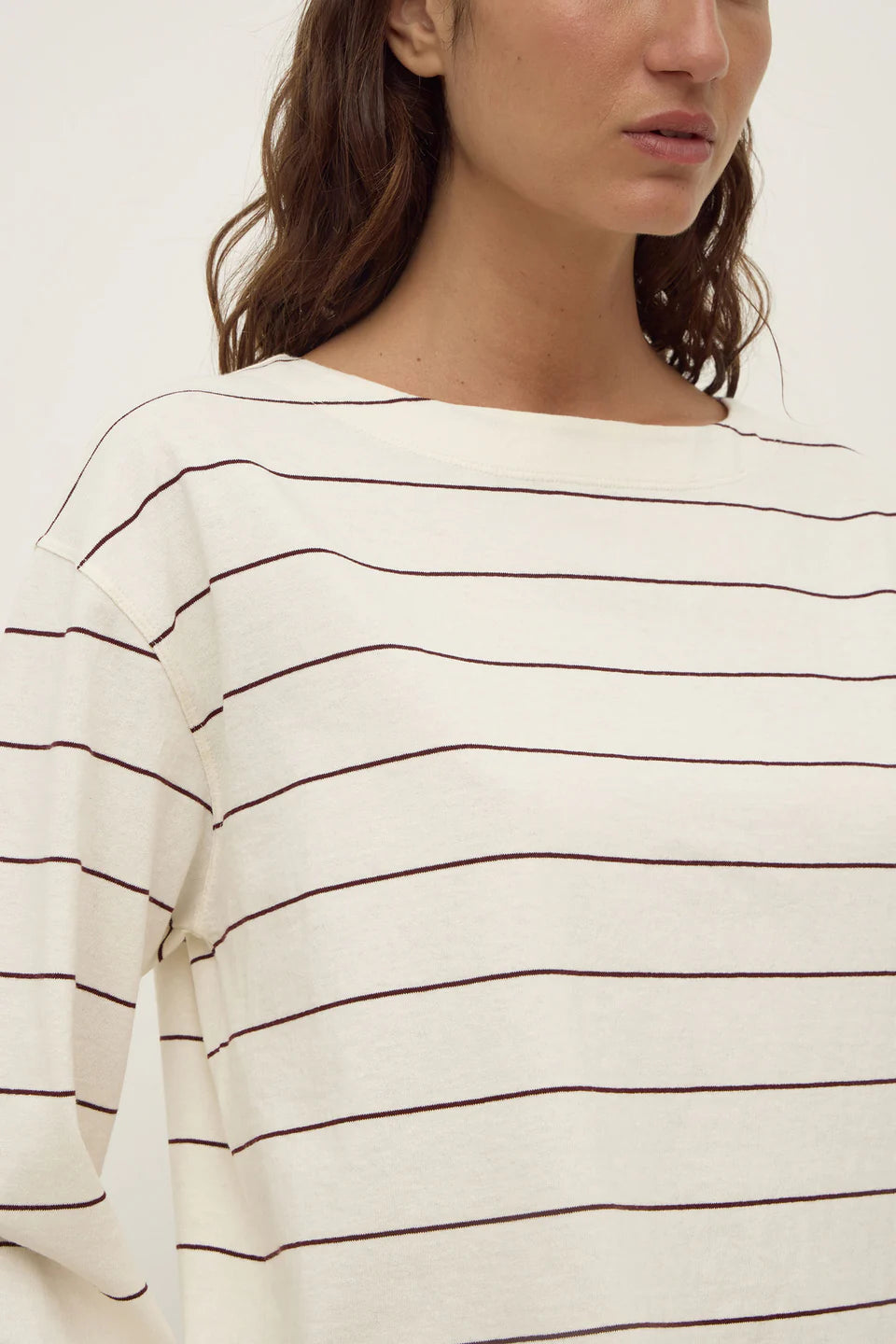Assembly Label Scout Long Sleeve Tee Cream/Mulberry