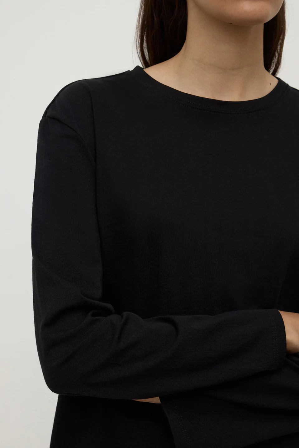Assembly Label Thea Long Sleeve Tee Black