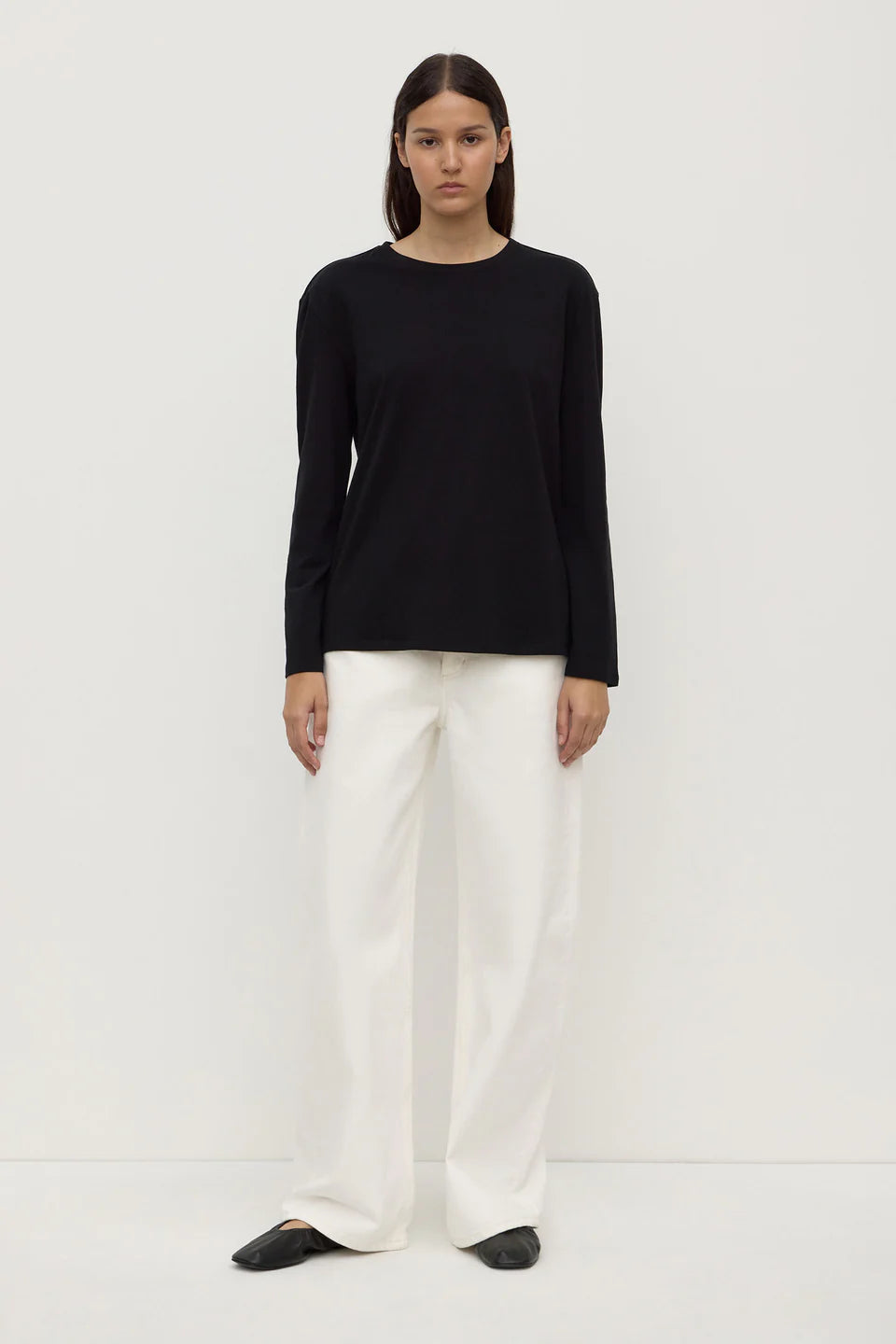 Assembly Label Thea Long Sleeve Tee Black