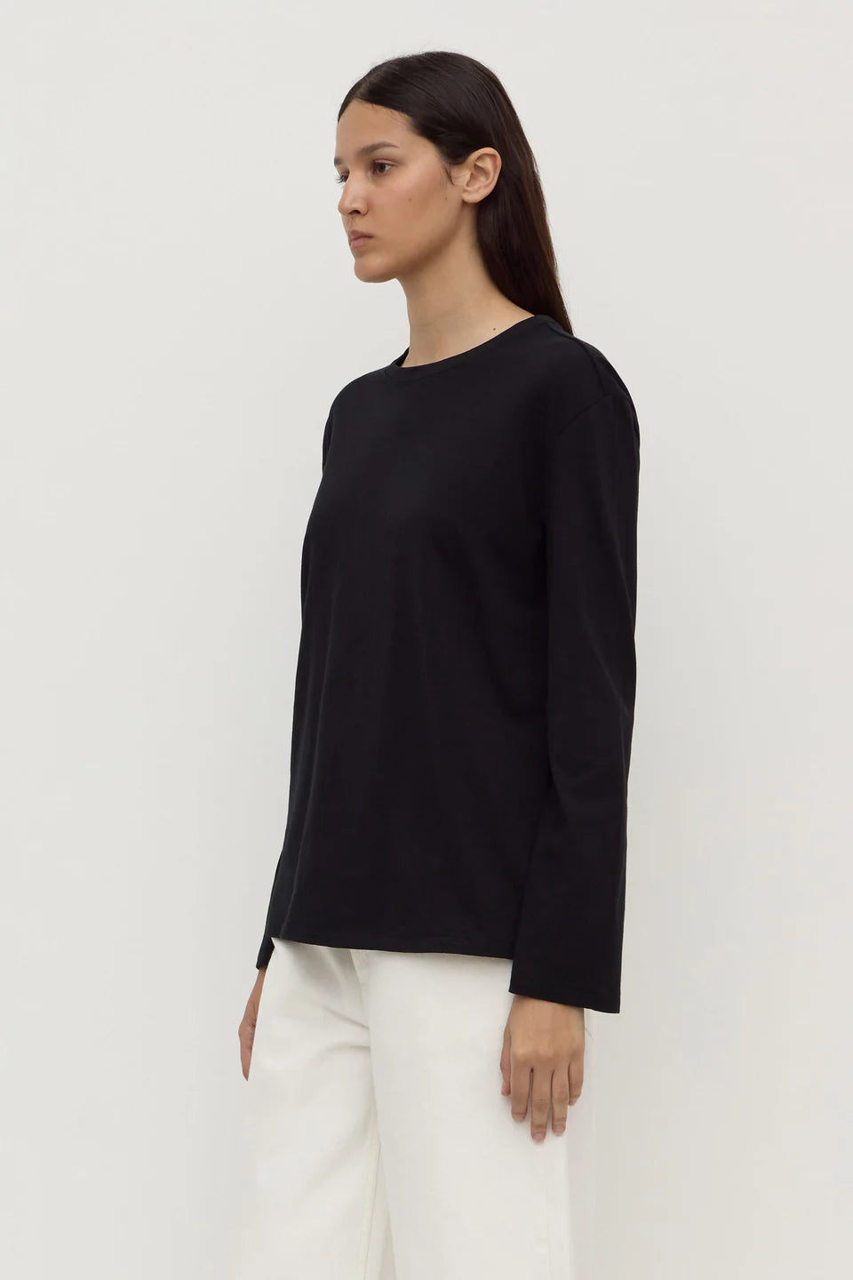 Assembly Label Thea Long Sleeve Tee Black