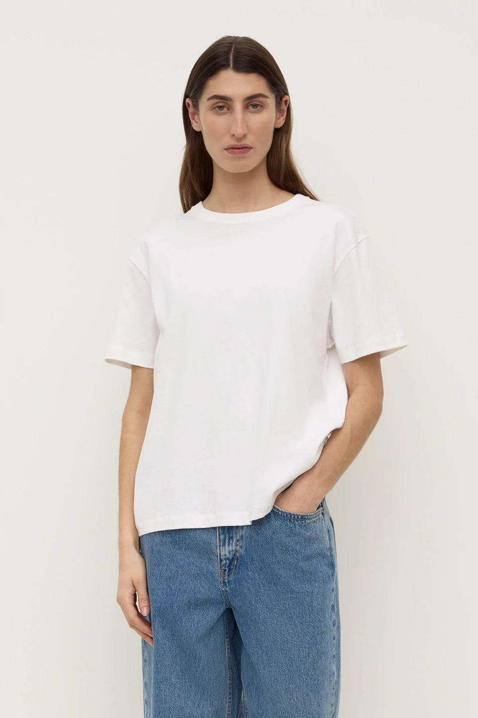 Assembly Label Womens Base Tee White