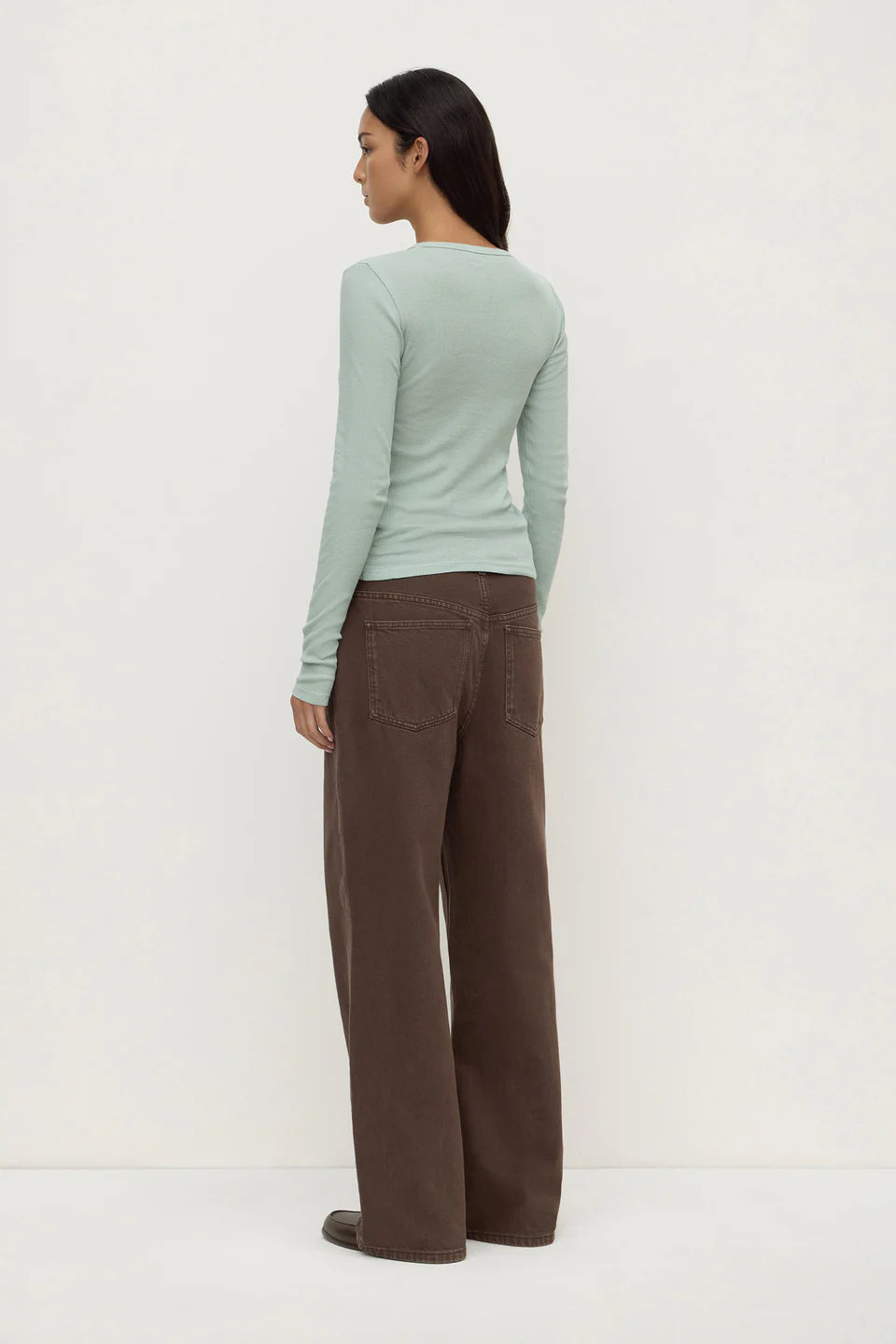 Assembly Label Zali Long Sleeve Tee Mint