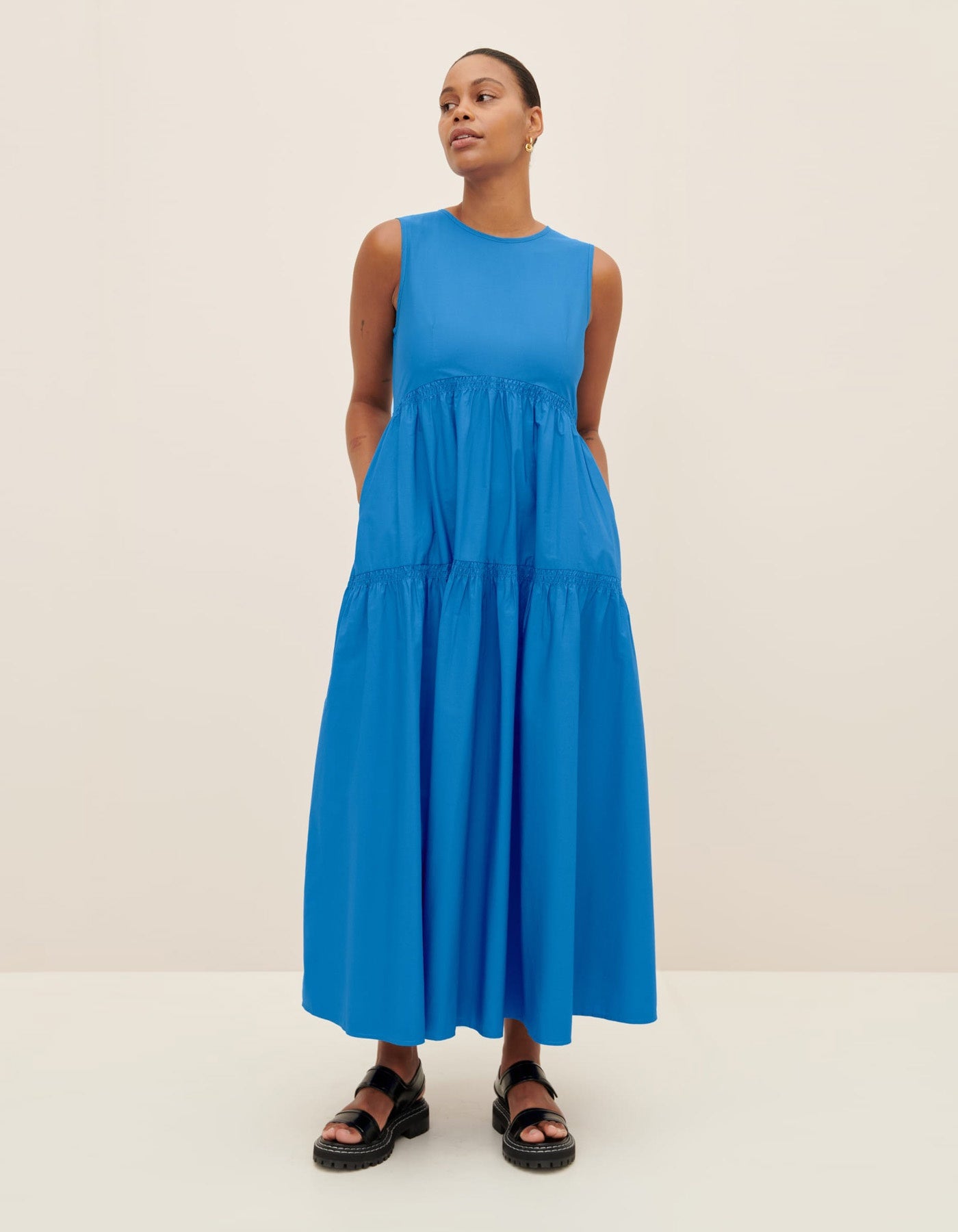 Kowtow Aurora Dress Ocean