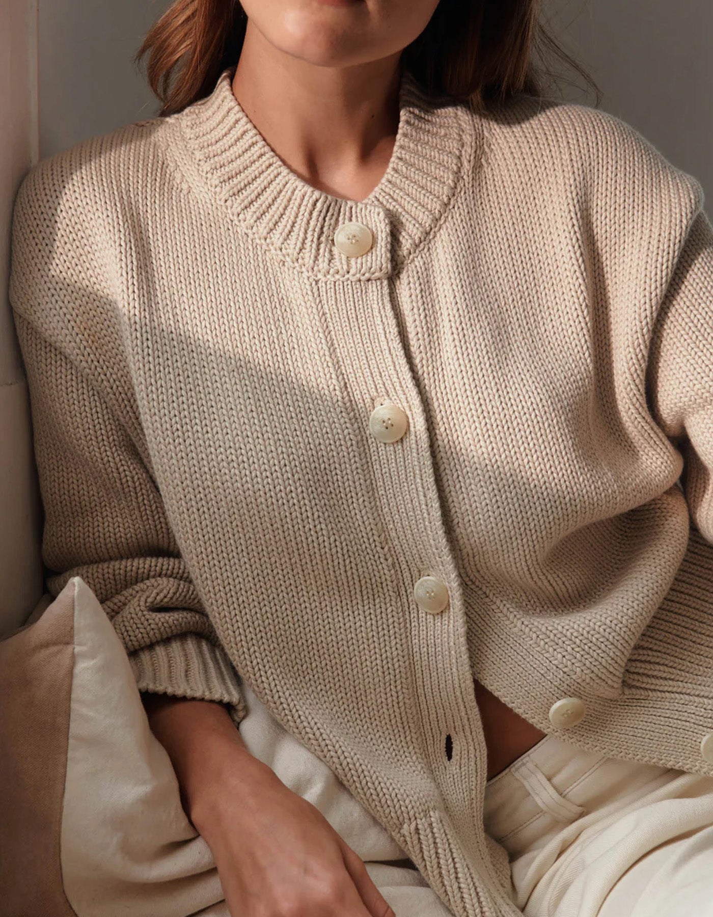 Assembly Label Ava Cardigan Natural