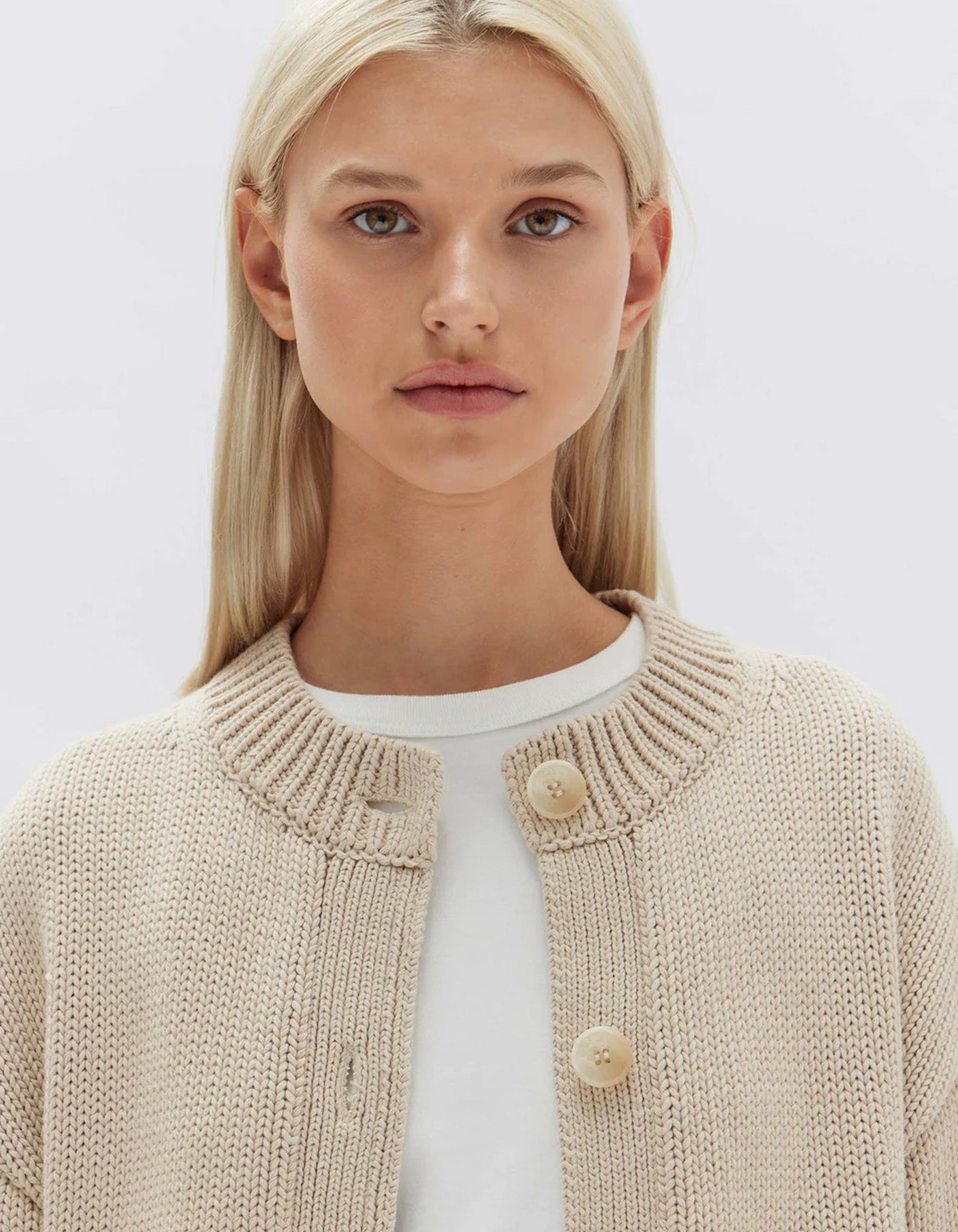 Assembly Label Ava Cardigan Natural