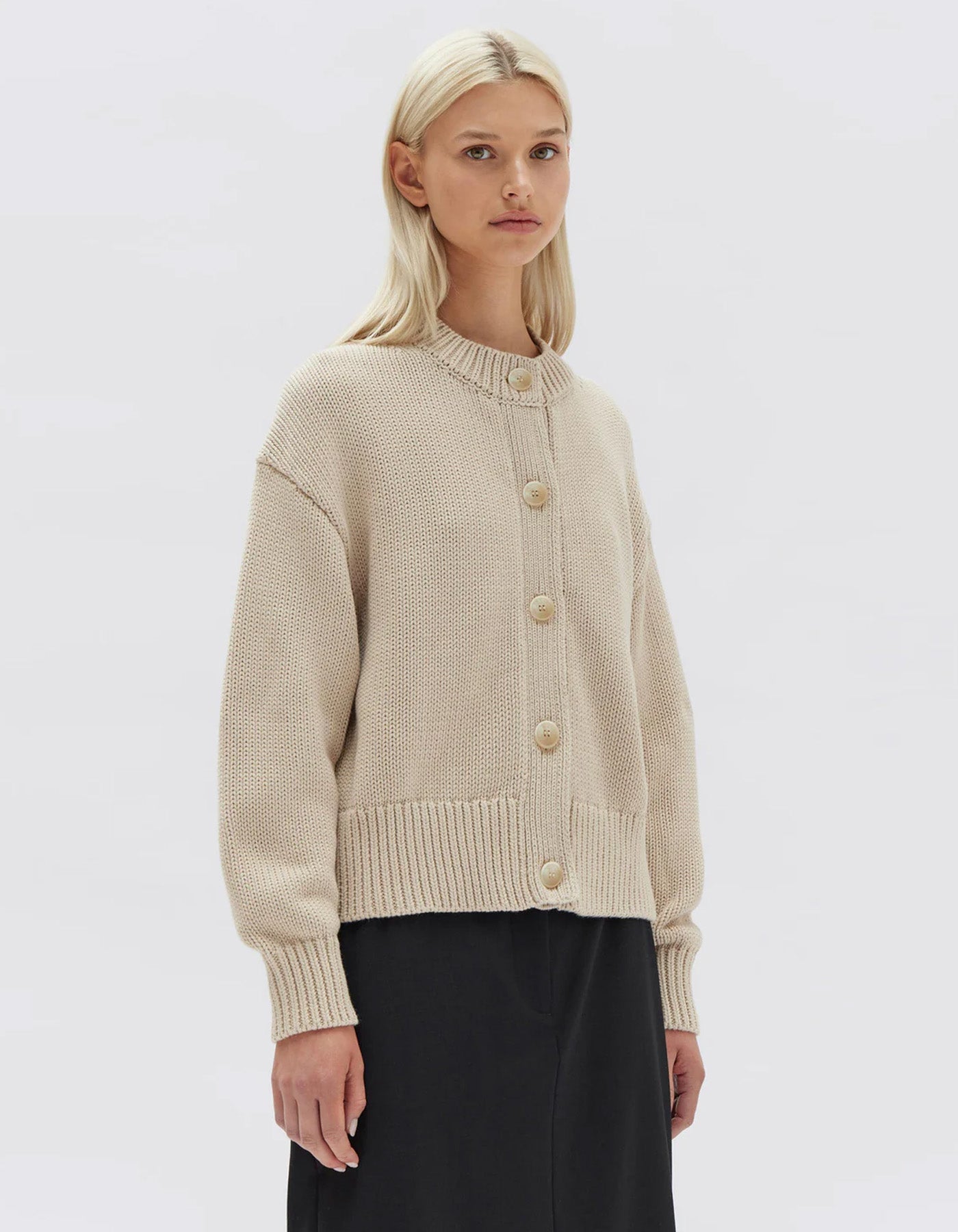 Assembly Label Ava Cardigan Natural