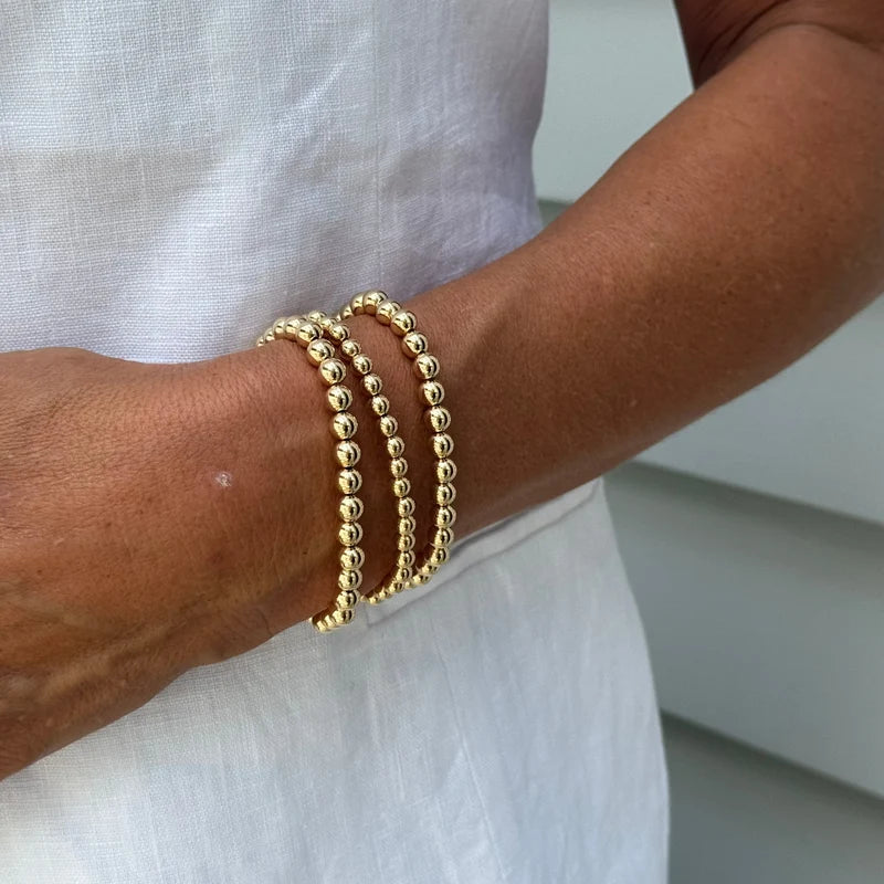 Dane Gold Bead Bracelet