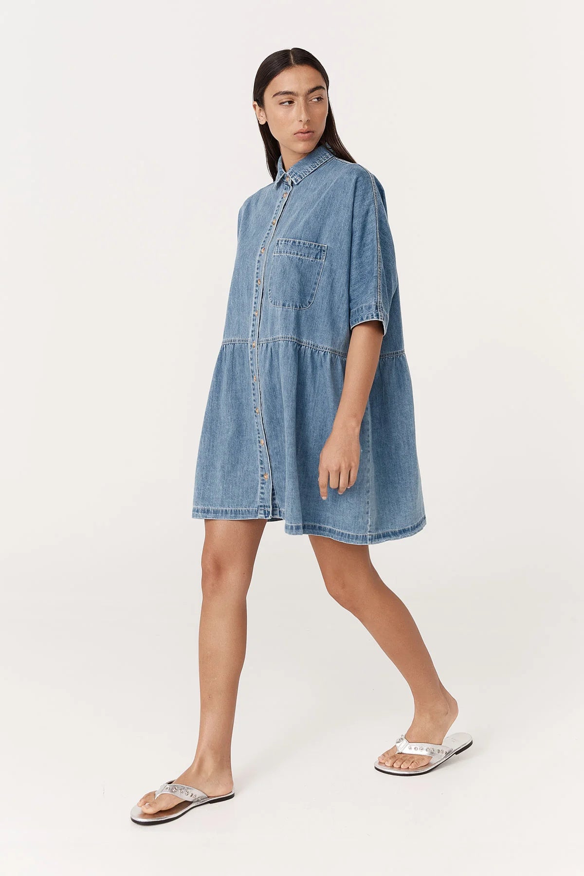 Rowie Bailey Denim Dress Blue Denim
