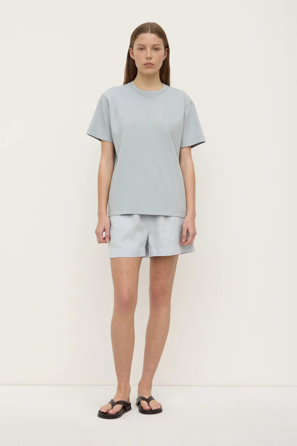 Assembly Label Womens Organic Base Tee Cloud