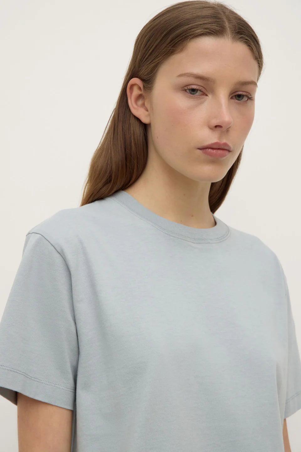 Assembly Label Womens Organic Base Tee Cloud
