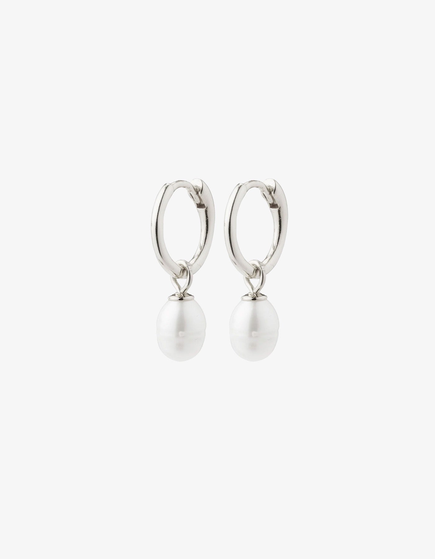 Pilgrim Berthe Earrings Silver/Pearl