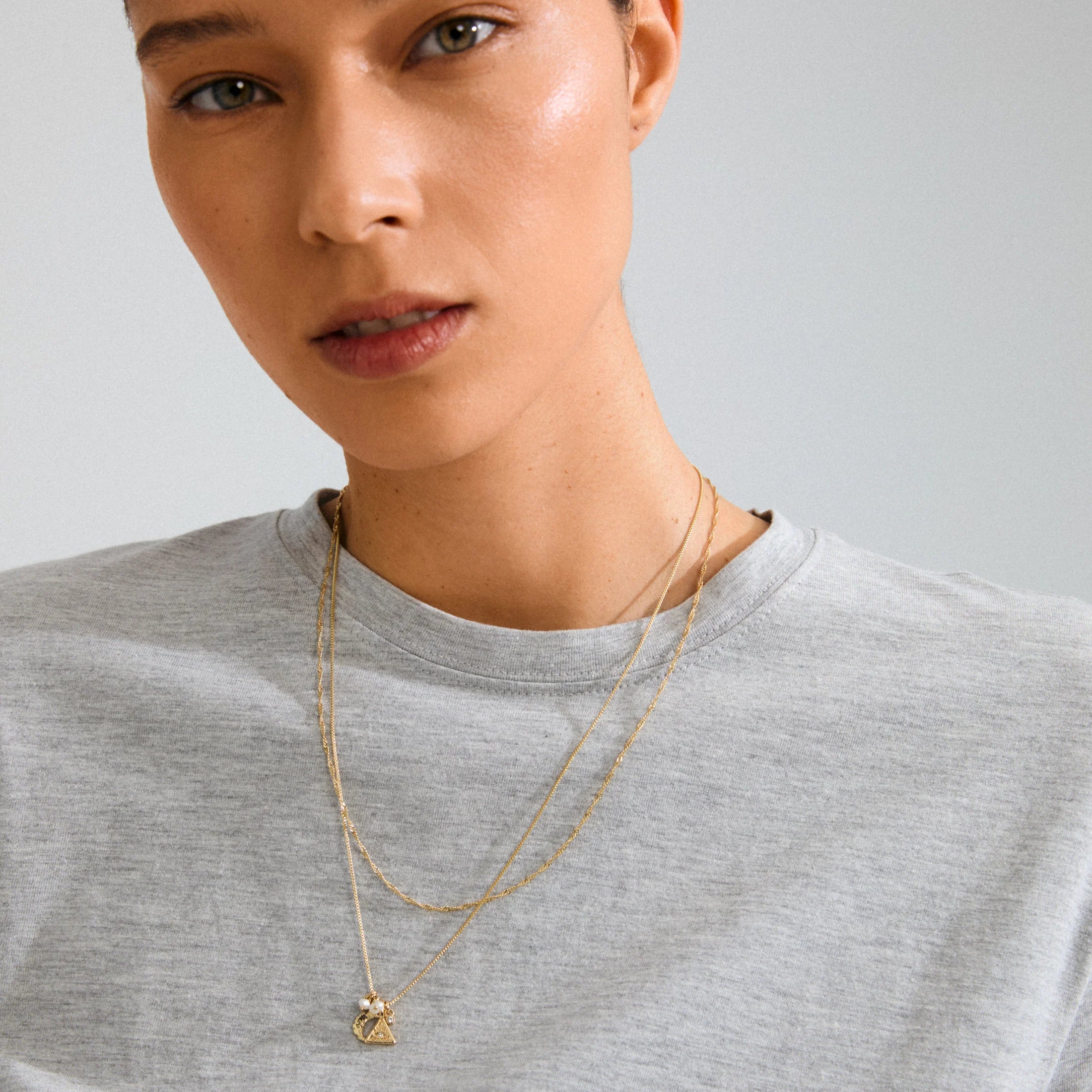 Pilgrim Between Necklace Gold