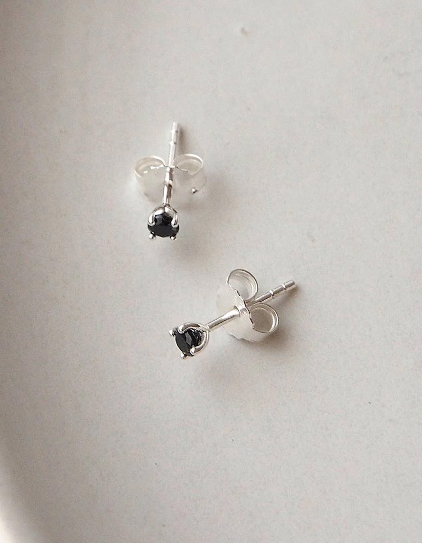 Murkani 3mm Studs White Topaz in Sterling Silver