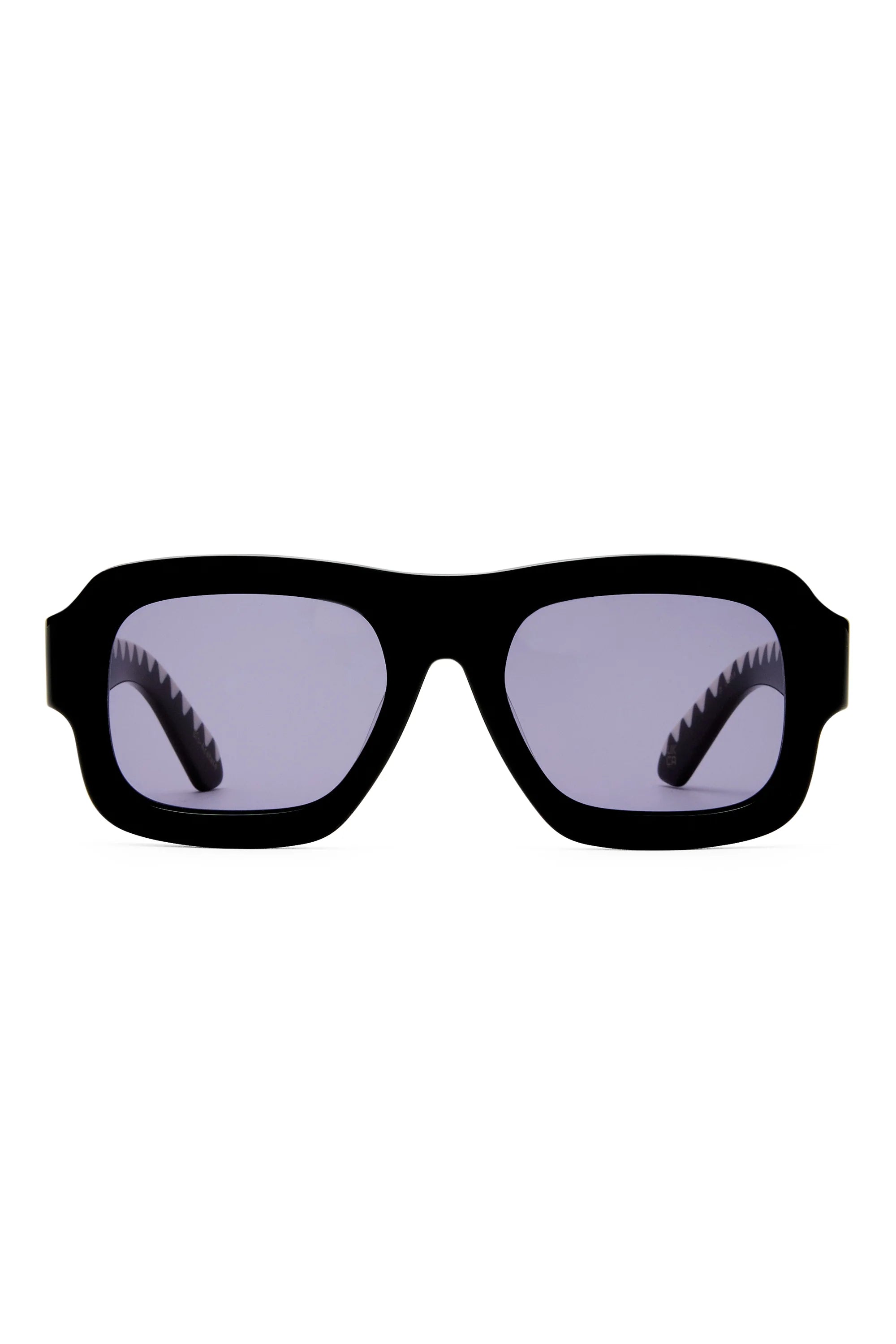 Karen Walker Moonside Zig Zag Black Sunglasses