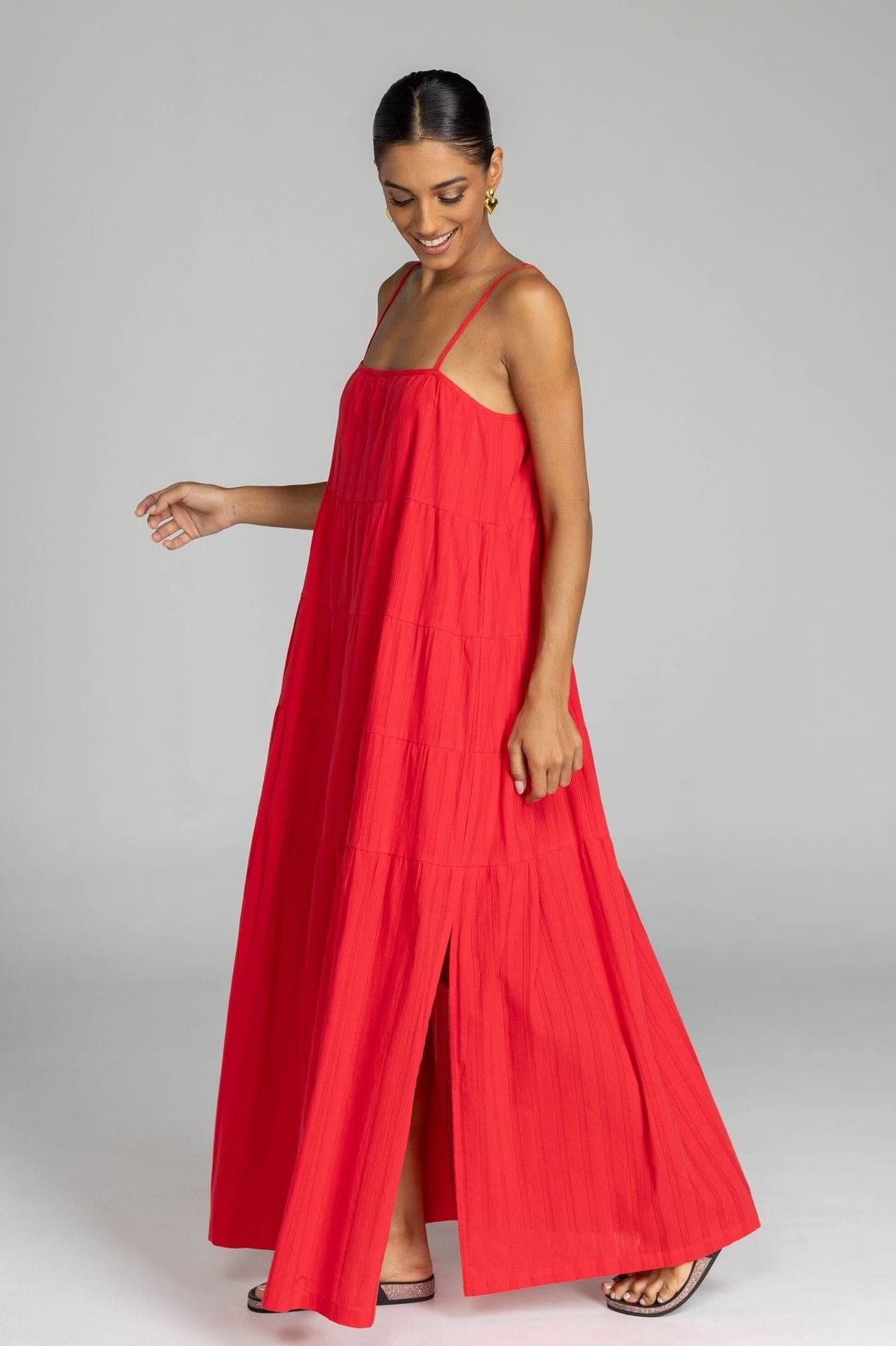 Blak Carmen Dress Red