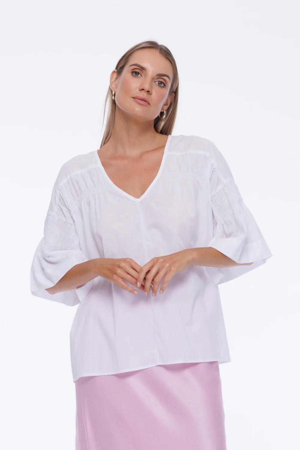 Blak Love Me A Little Top White