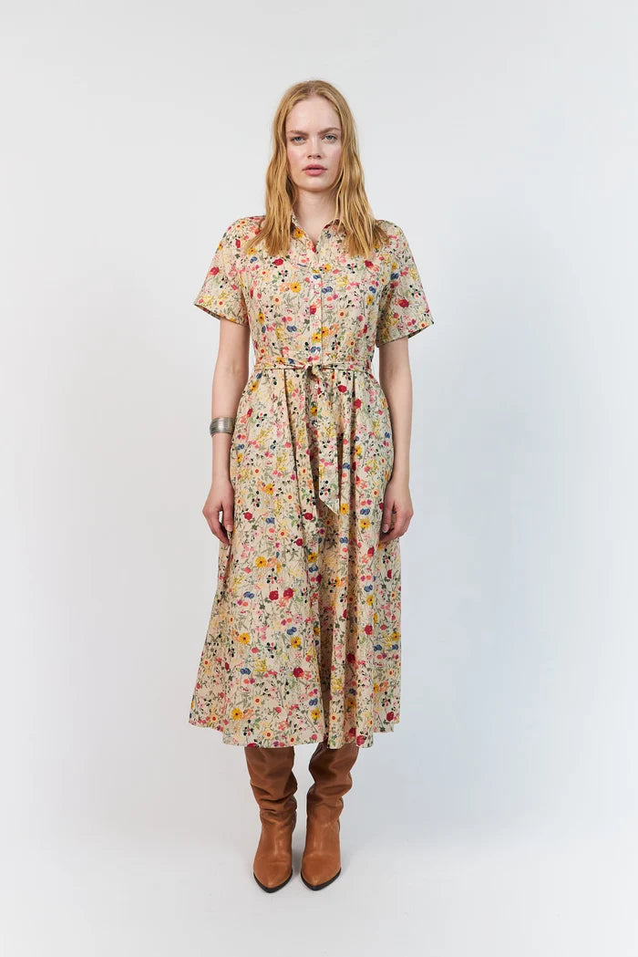 Lollys Laundry Blake Midi Dress Flower Print