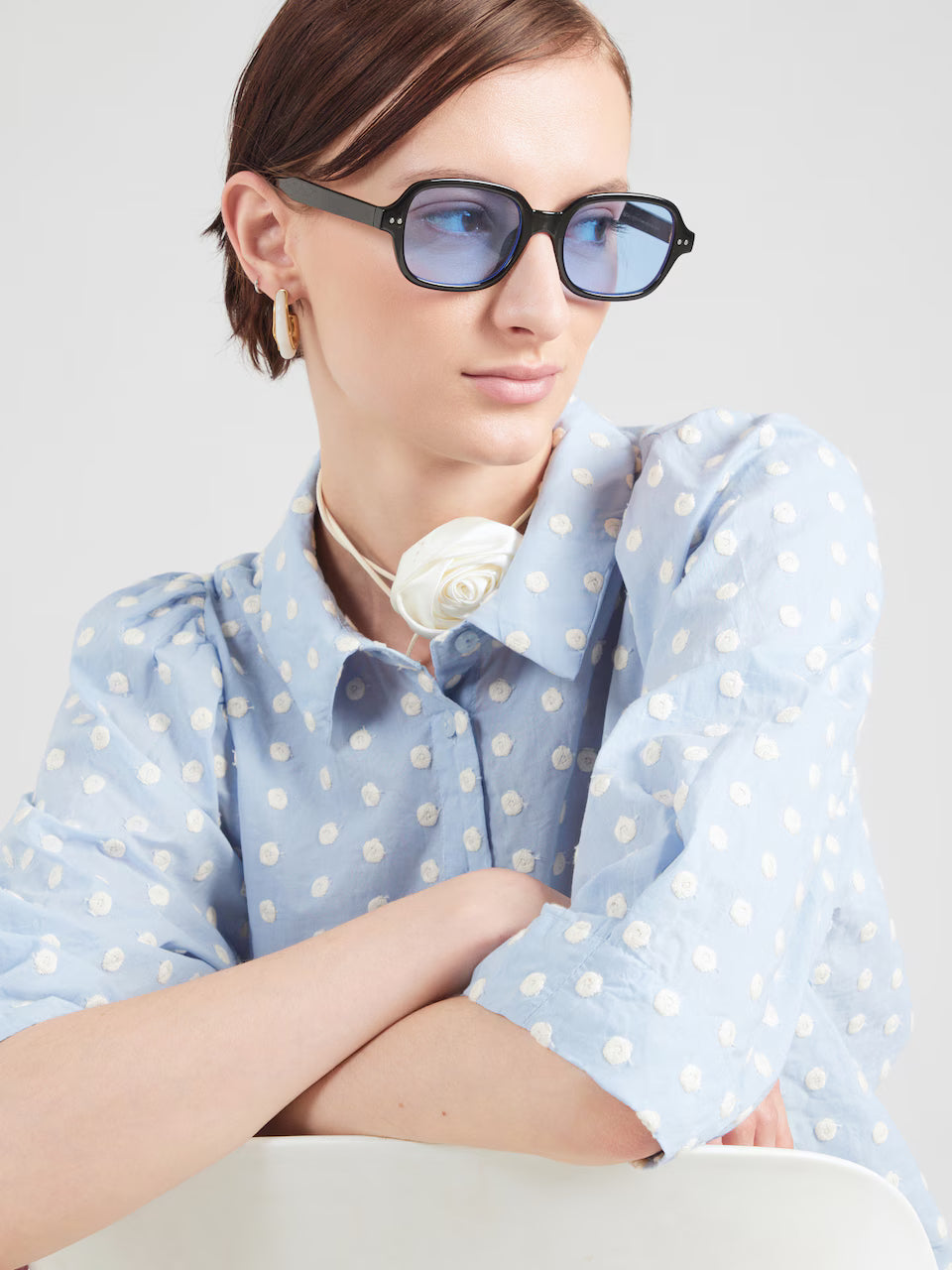 Lollys Laundry Bono Shirt Light Blue