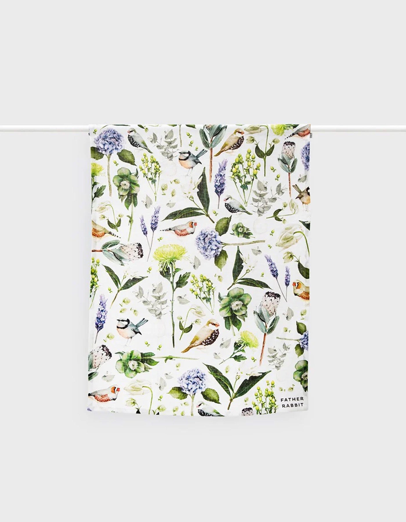 Lettuce Tea Towel Botanica Cream