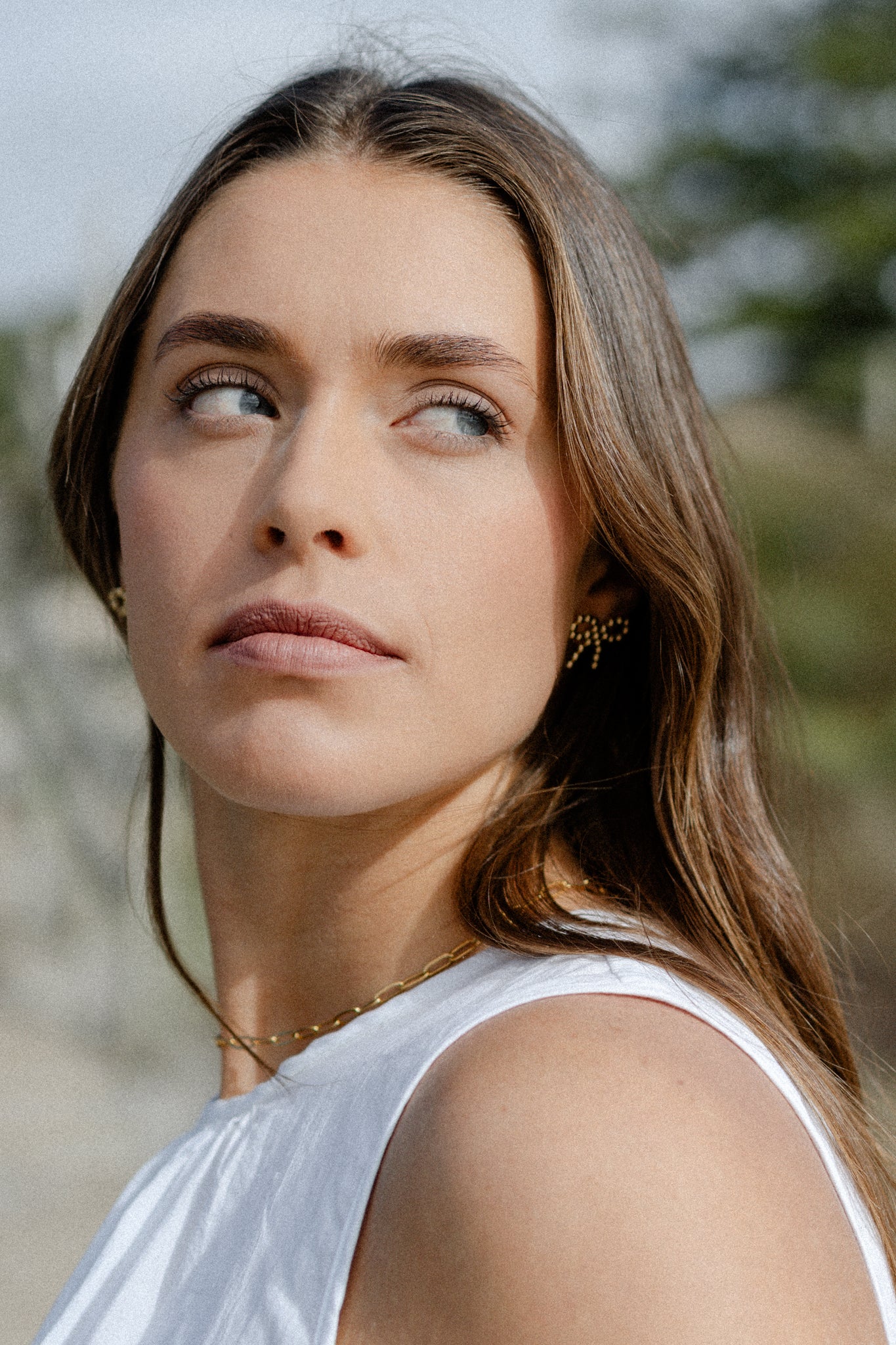 Castel & Co Bow Bubble Earrings Gold