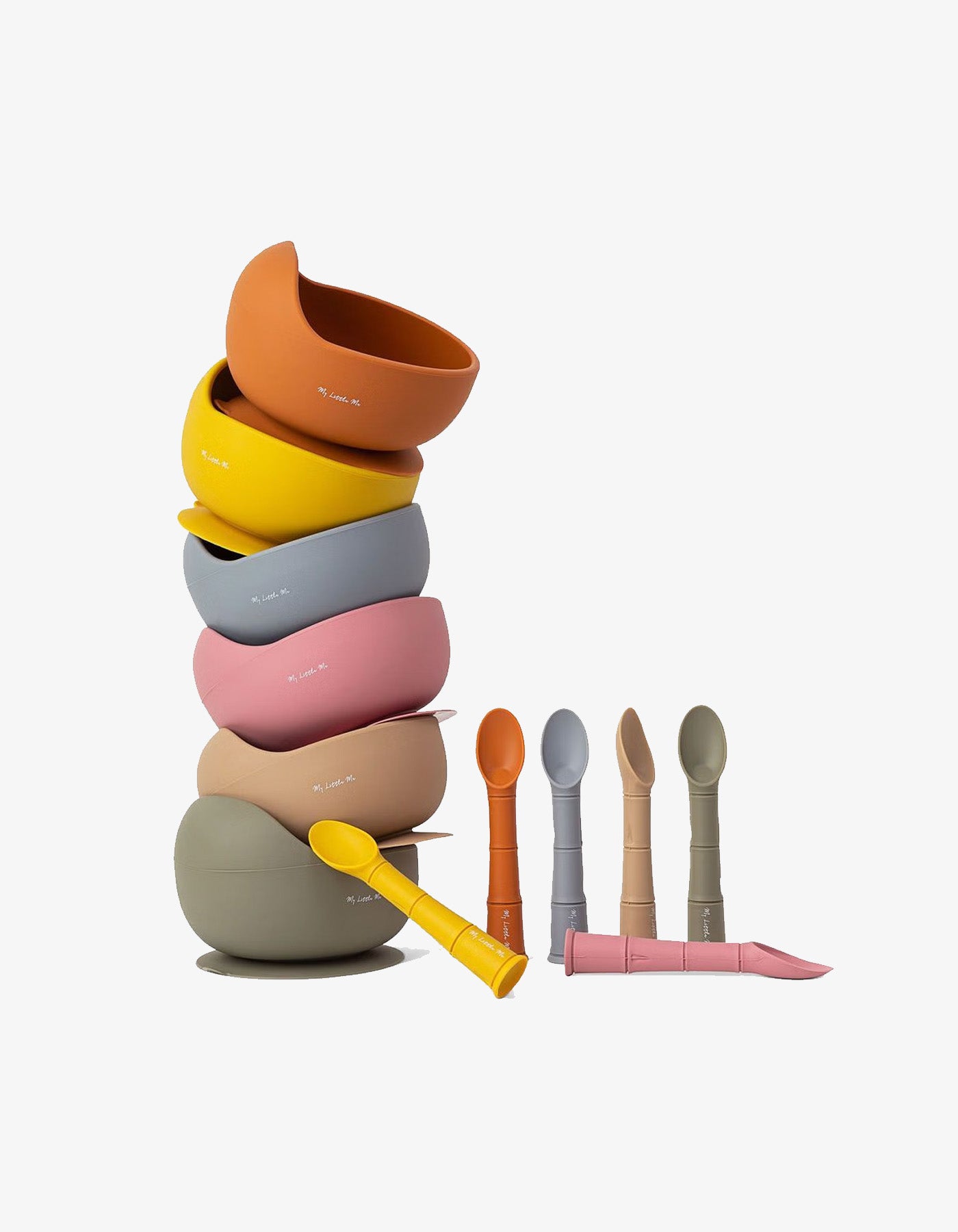 My Little Me Suction Bowl + Spoon - Mustard