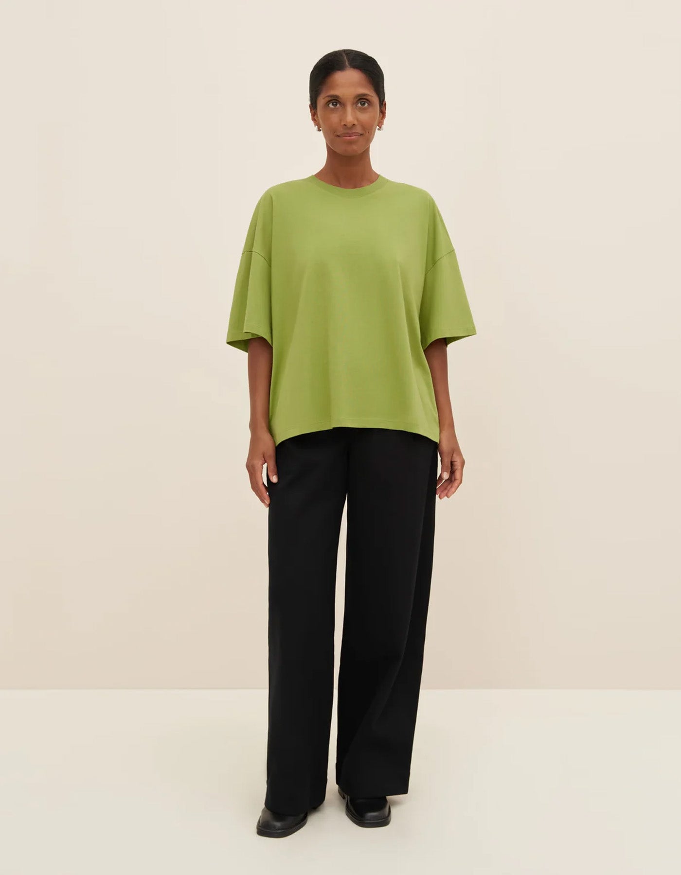 Kowtow Oversized Boxy Tee Leaf