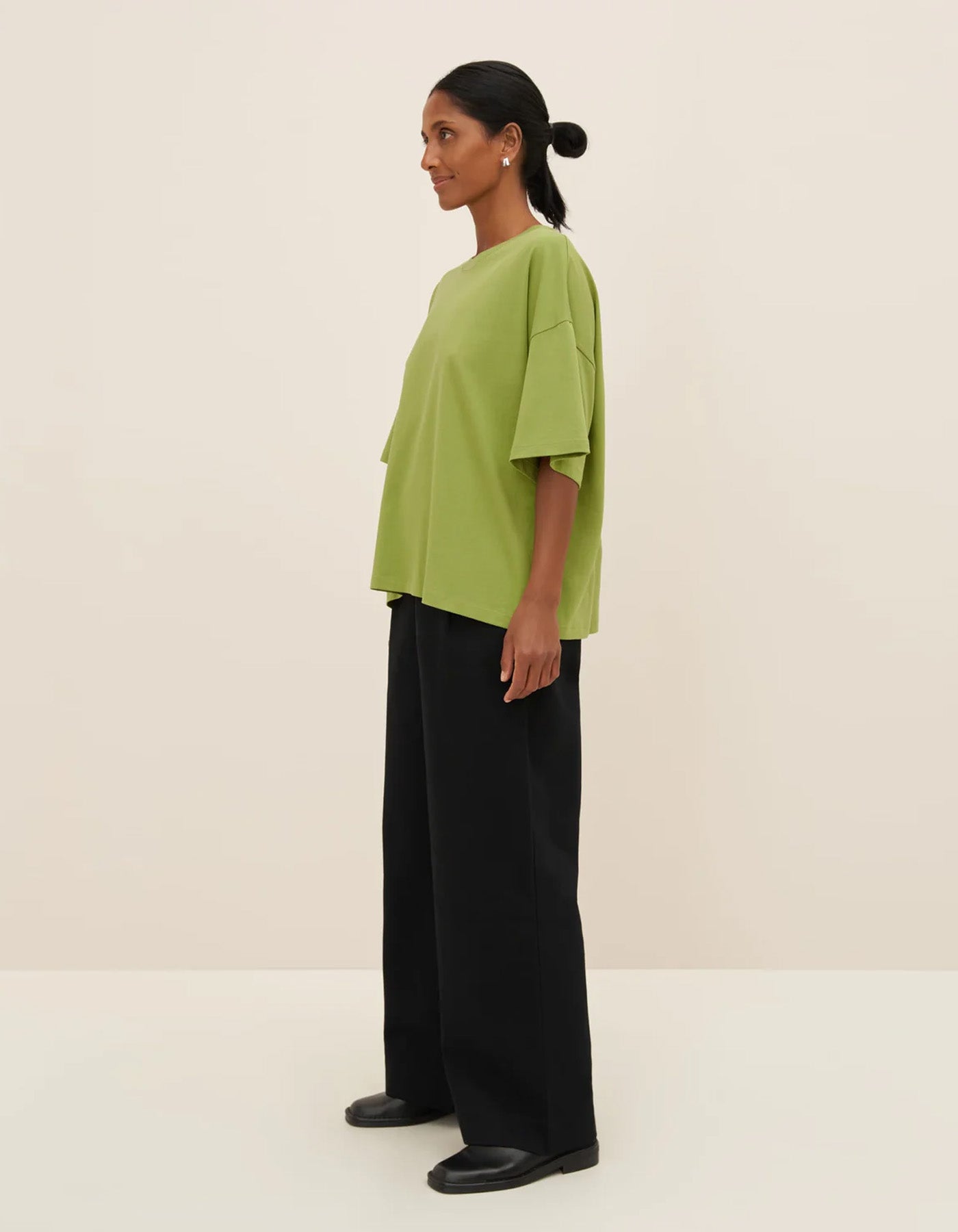 Kowtow Oversized Boxy Tee Leaf