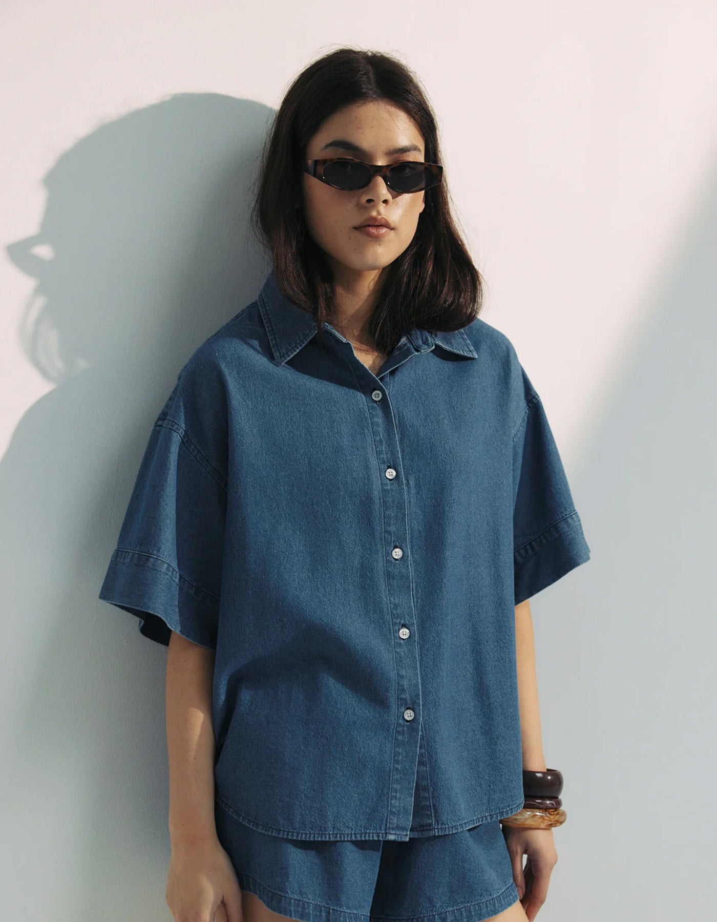 Commoners Boyfriend Shirt - Chambray