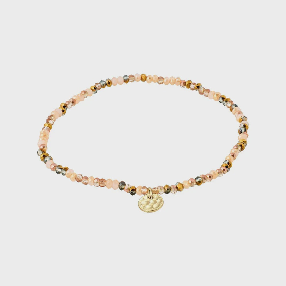 Pilgrim Indie Bracelet Brown Mix Silver