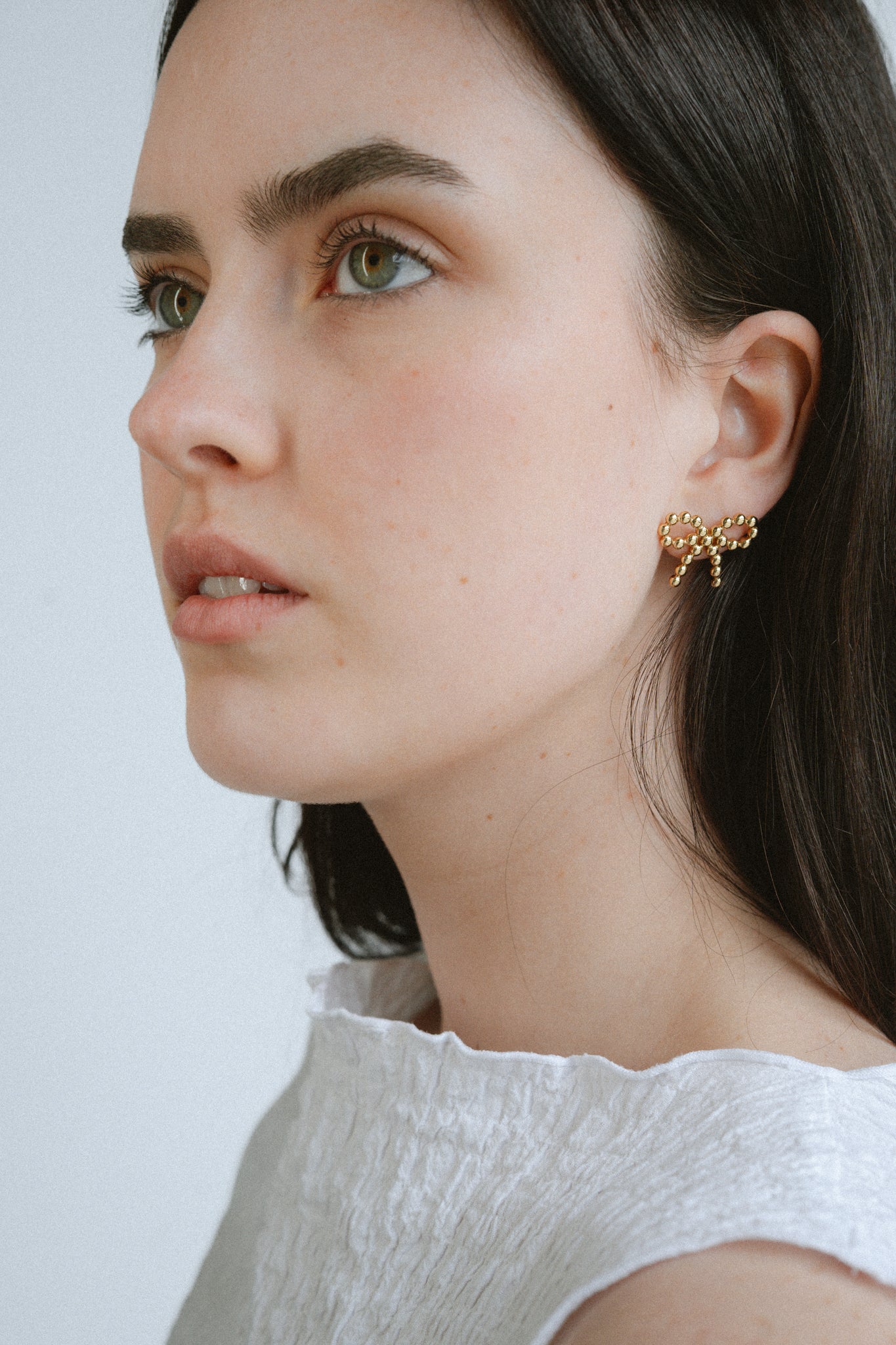 Castel & Co Bow Bubble Earrings Gold