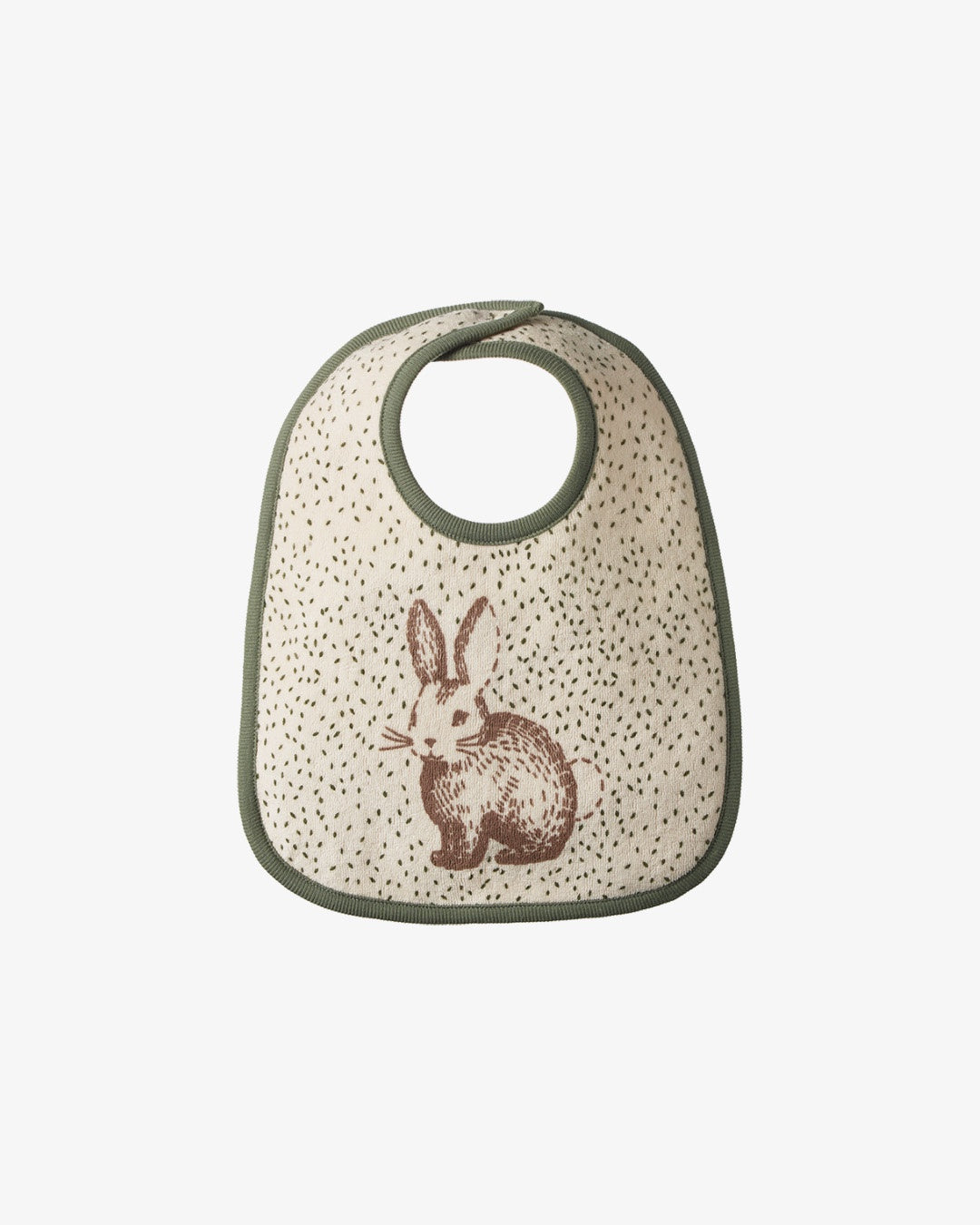 Nature Baby Reversible Bib Rabbity Print