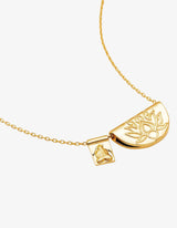 By Charlotte Lotus & Little Buddha Necklace