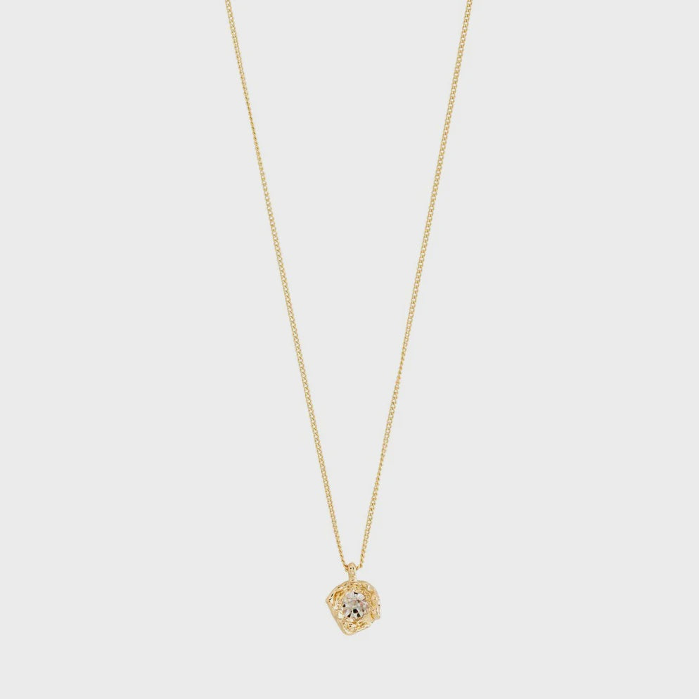 Pilgrim Callum Recycled Necklace Gold Plated