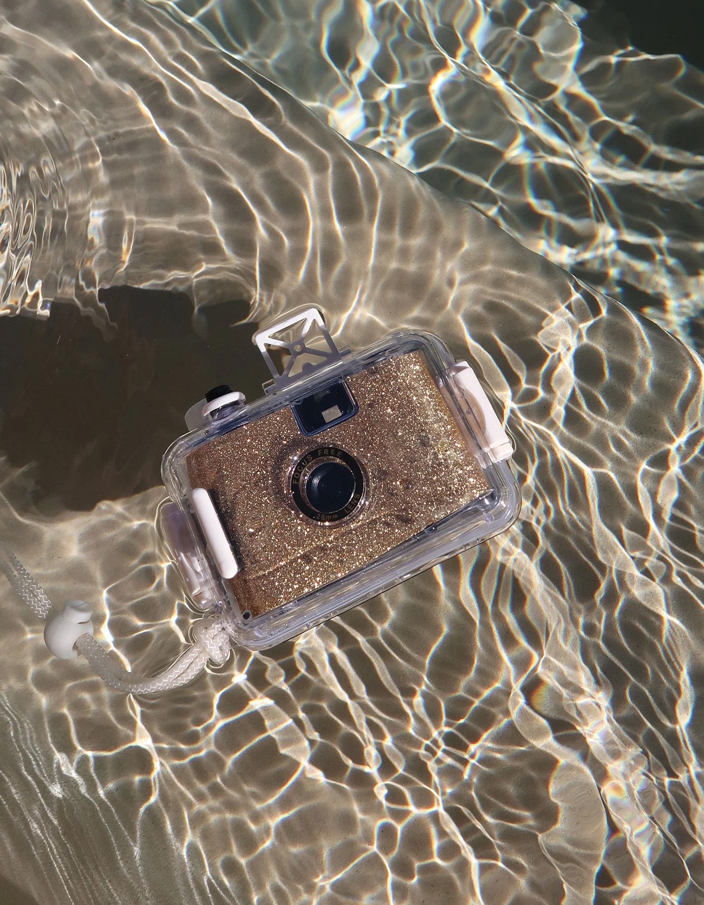 Sunnylife Underwater Camera Gold Glitter