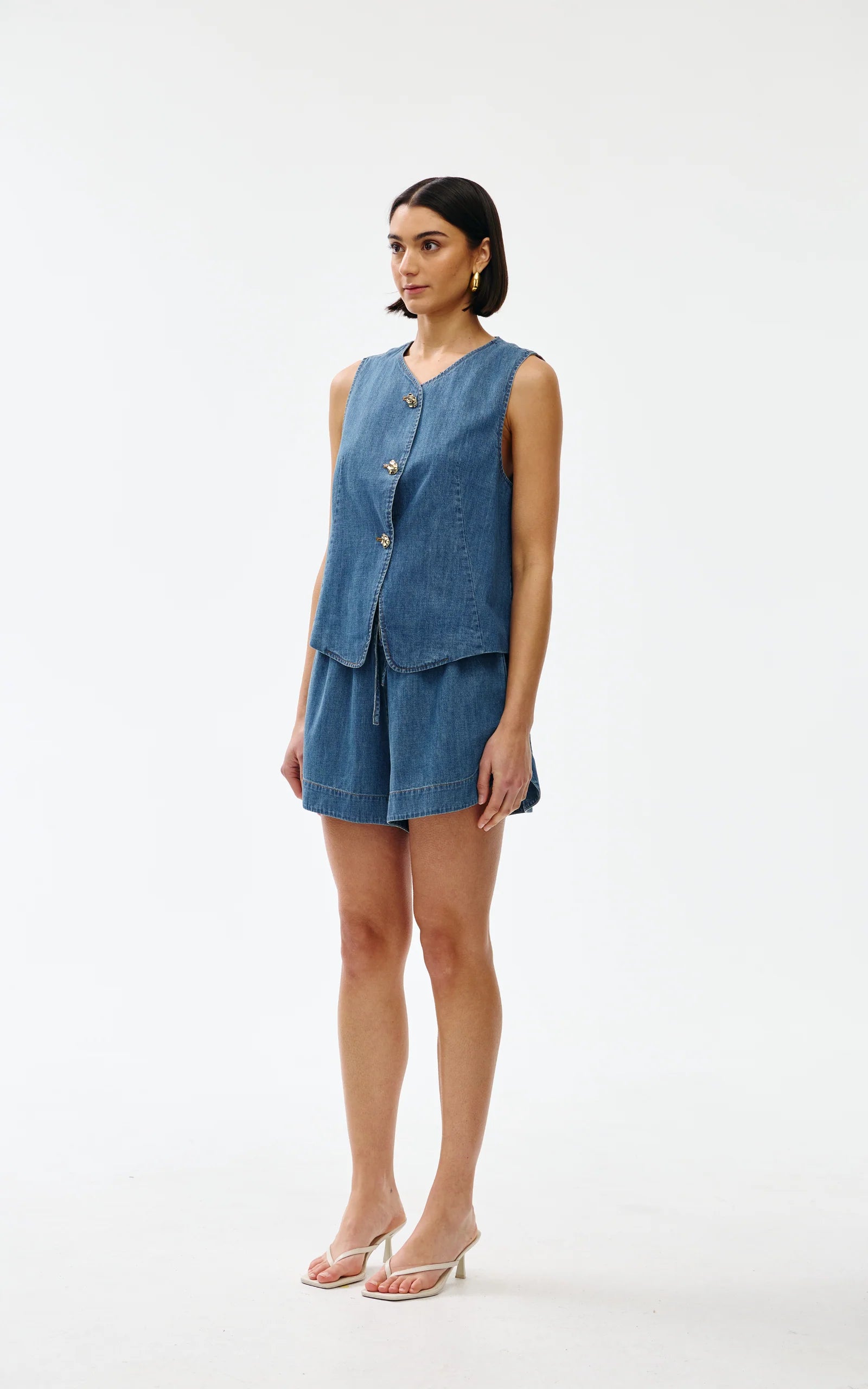 Kinney Camille Vest Denim