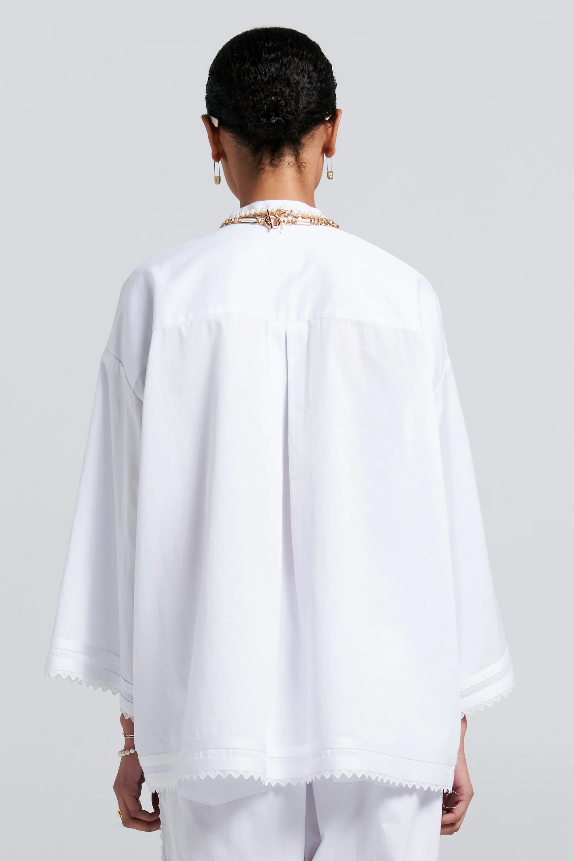 Karen Walker Campus Shirt White
