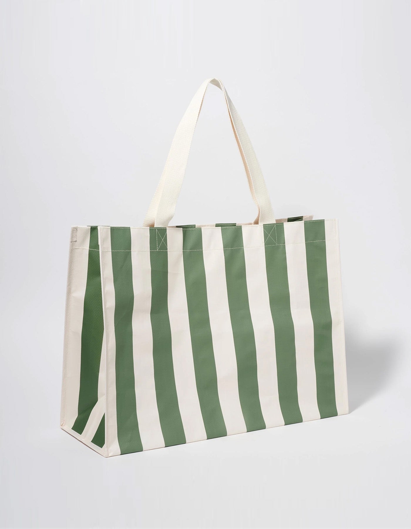 Sunnylife Carryall Beach Bag The Vacay Olive Stripe