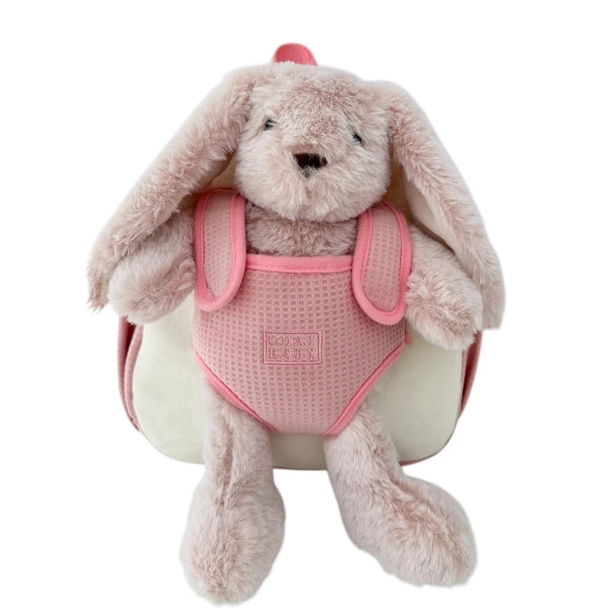 Chai Baby Pink Bunny Kids Backpack | Toddler Backpack