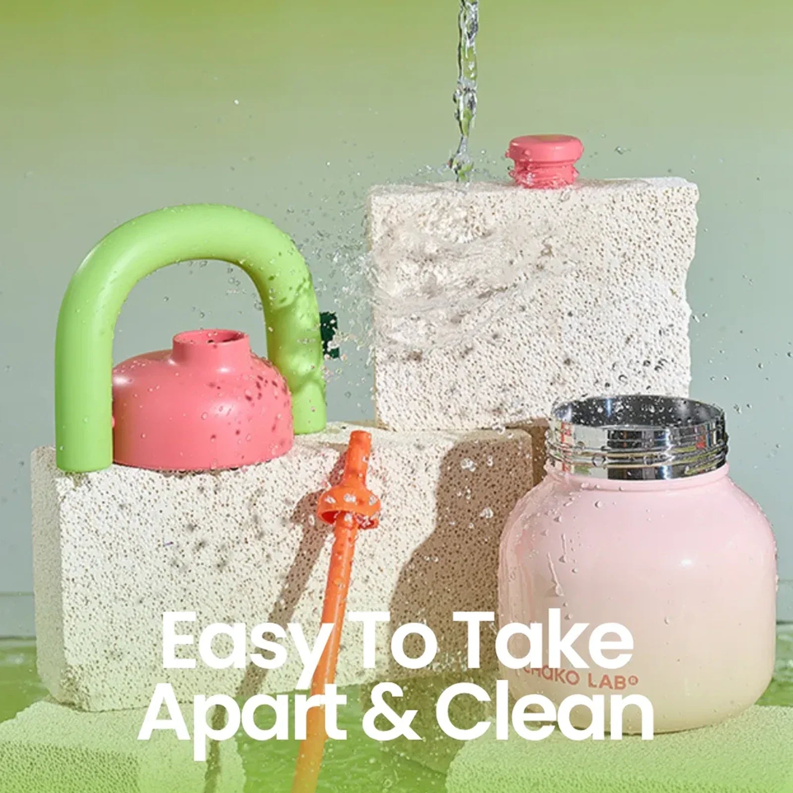 Chako Lab Linlin Kettle Water Bottle - Ceramic Coating - Ricebread