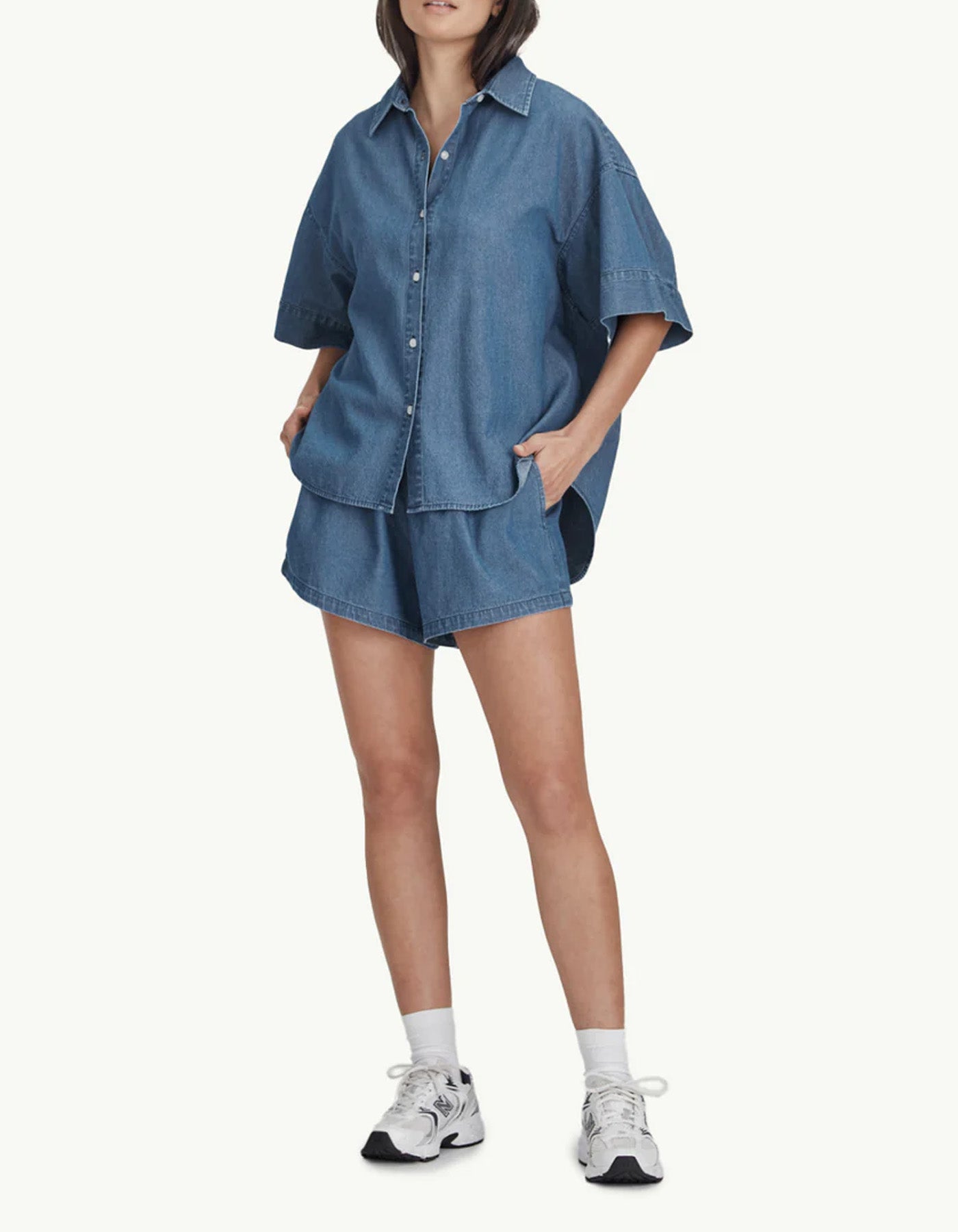 Commoners Women's Boyfriend Short Chambray