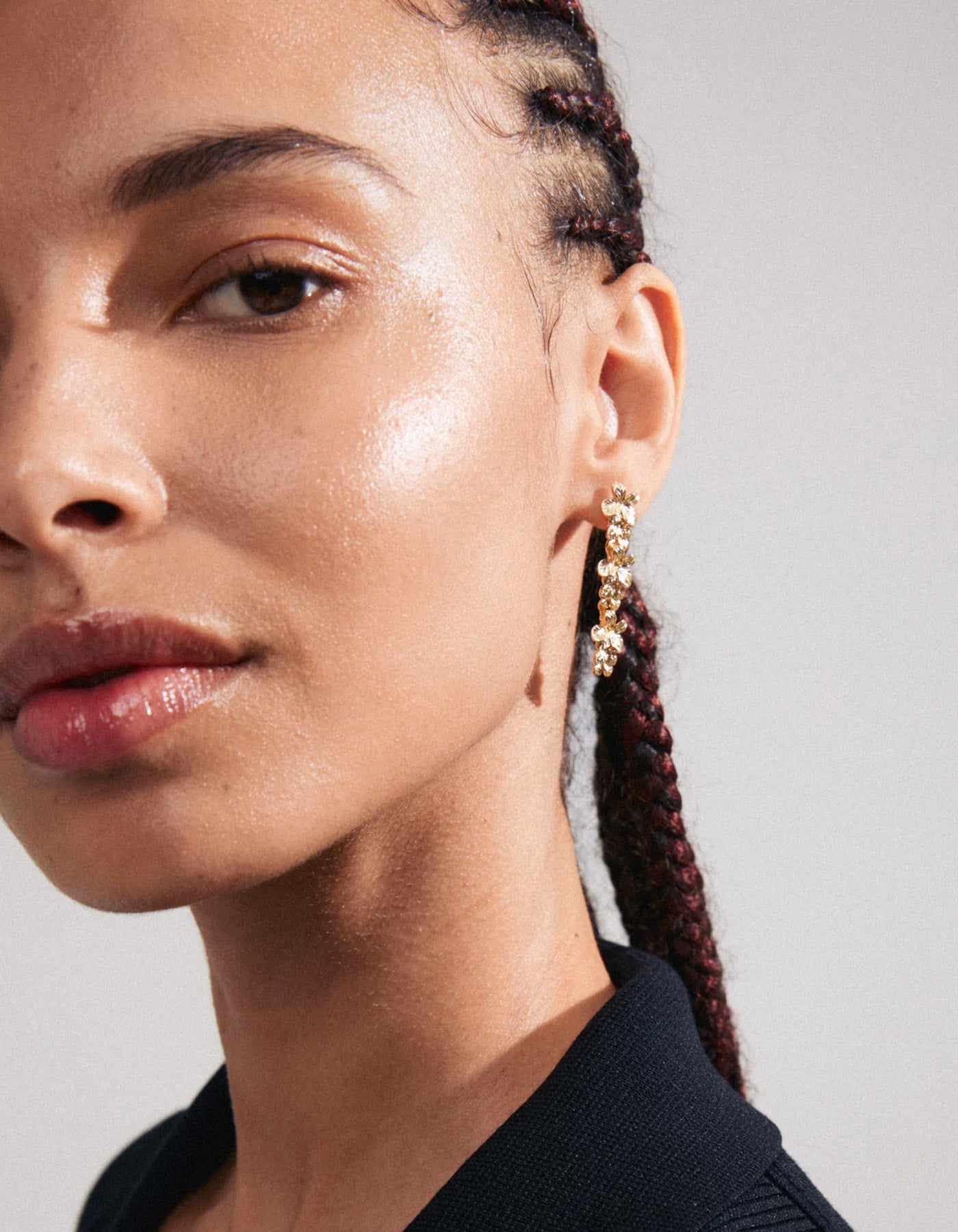 Pilgrim Charmaine Recycled Hoop Earrings - Gold Plated