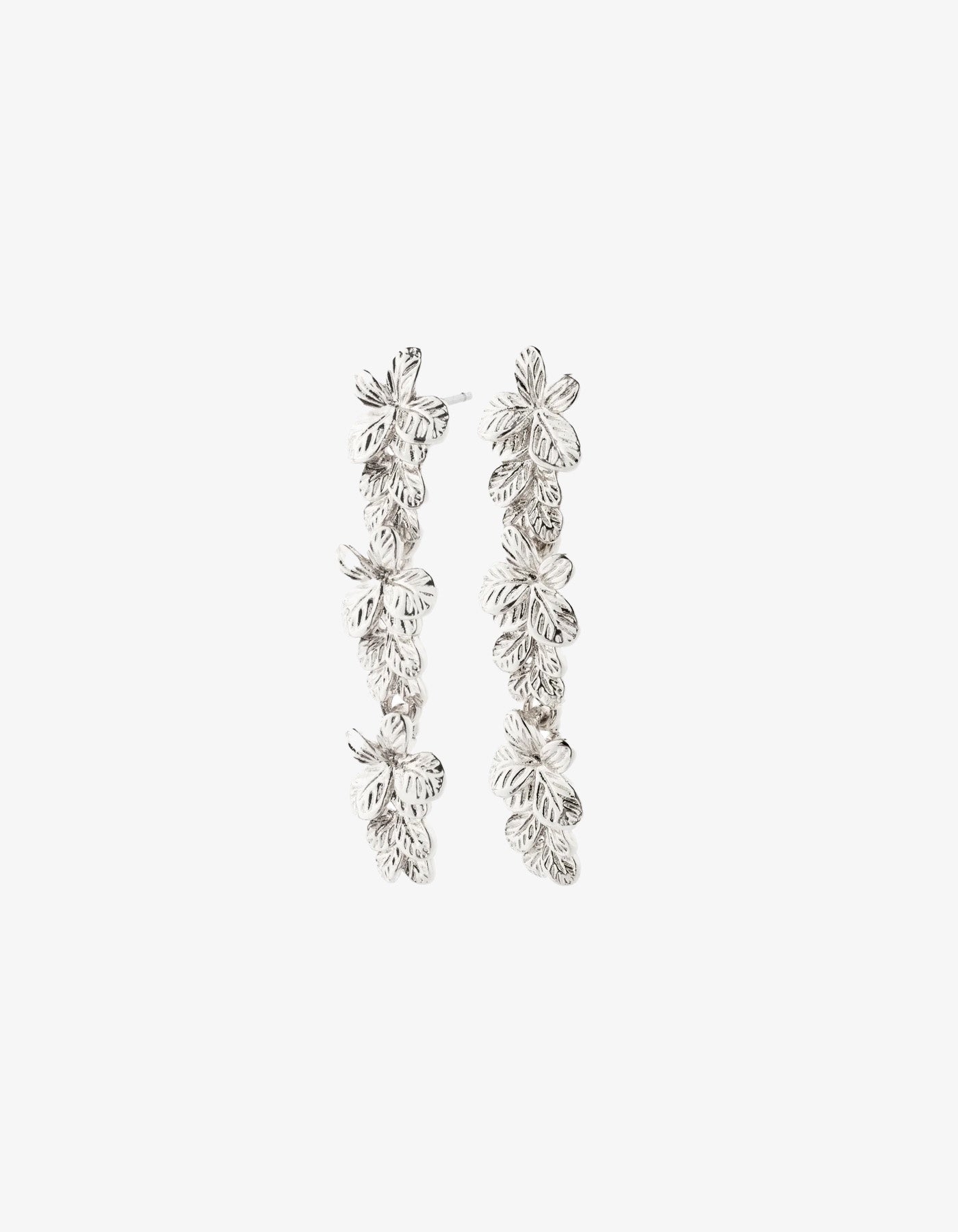 Pilgrim Charmaine Recycled Hoop Earrings - Silver Plated