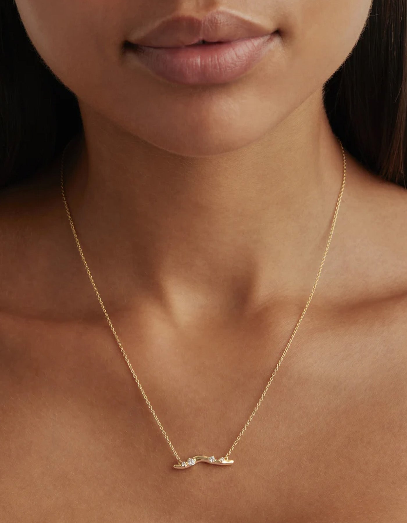 By Charlotte 18k Gold Vermeil Chasing Tides Necklace