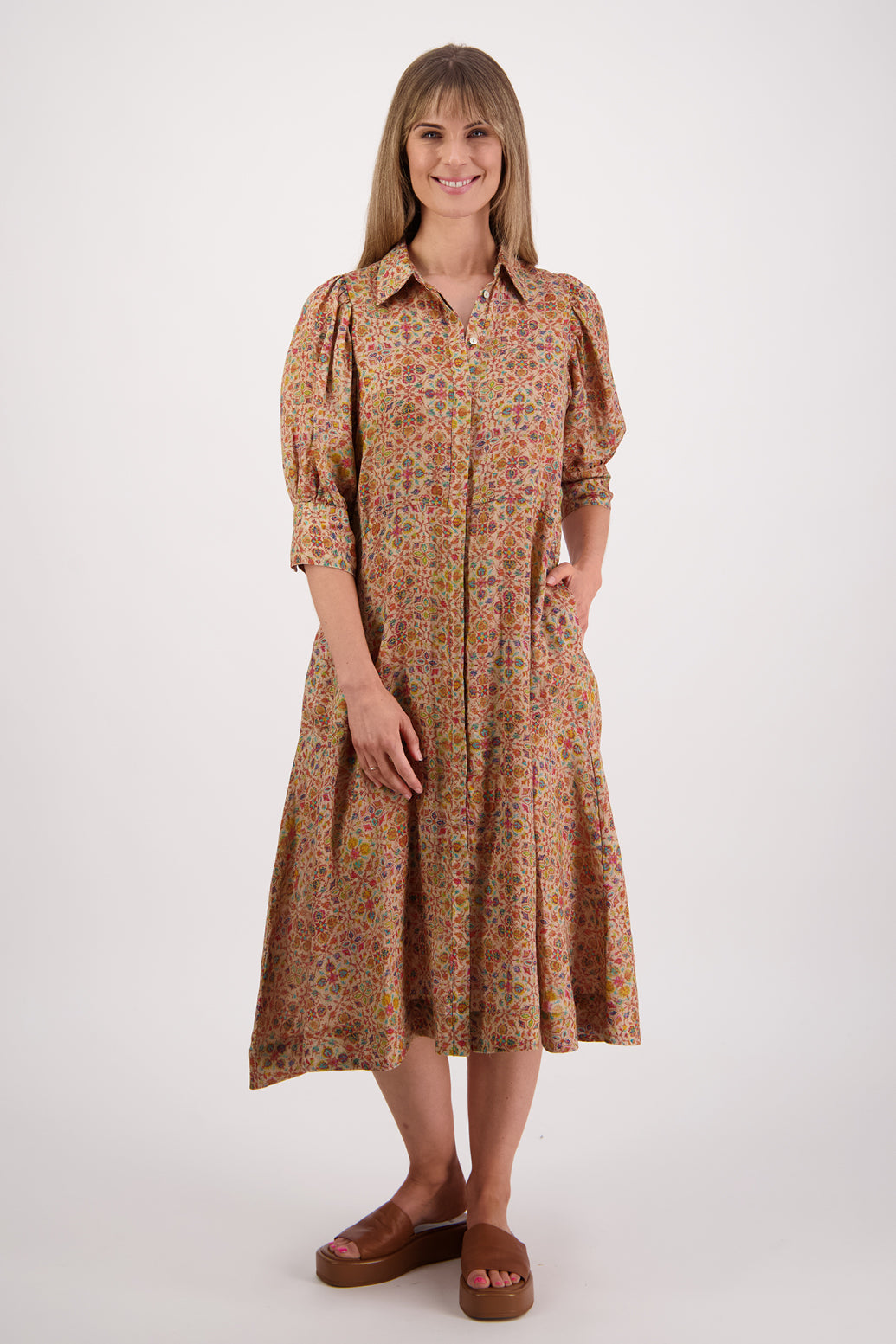 Briarwood Christine Dress Print / Little Leaf