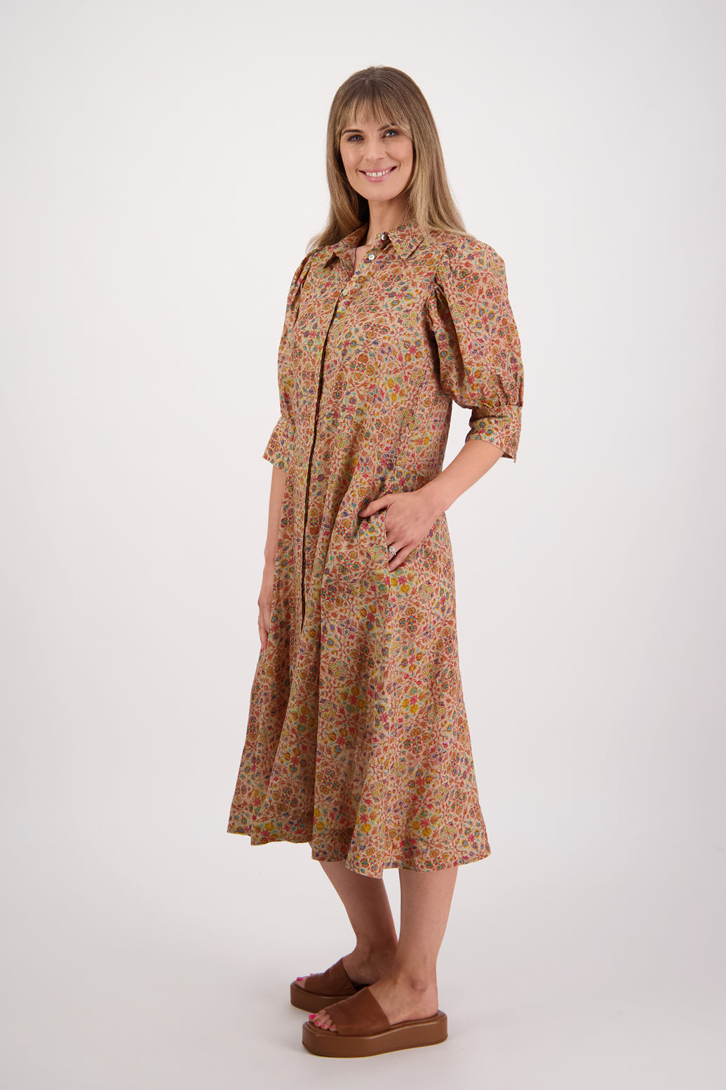 Briarwood Christine Dress Print / Little Leaf