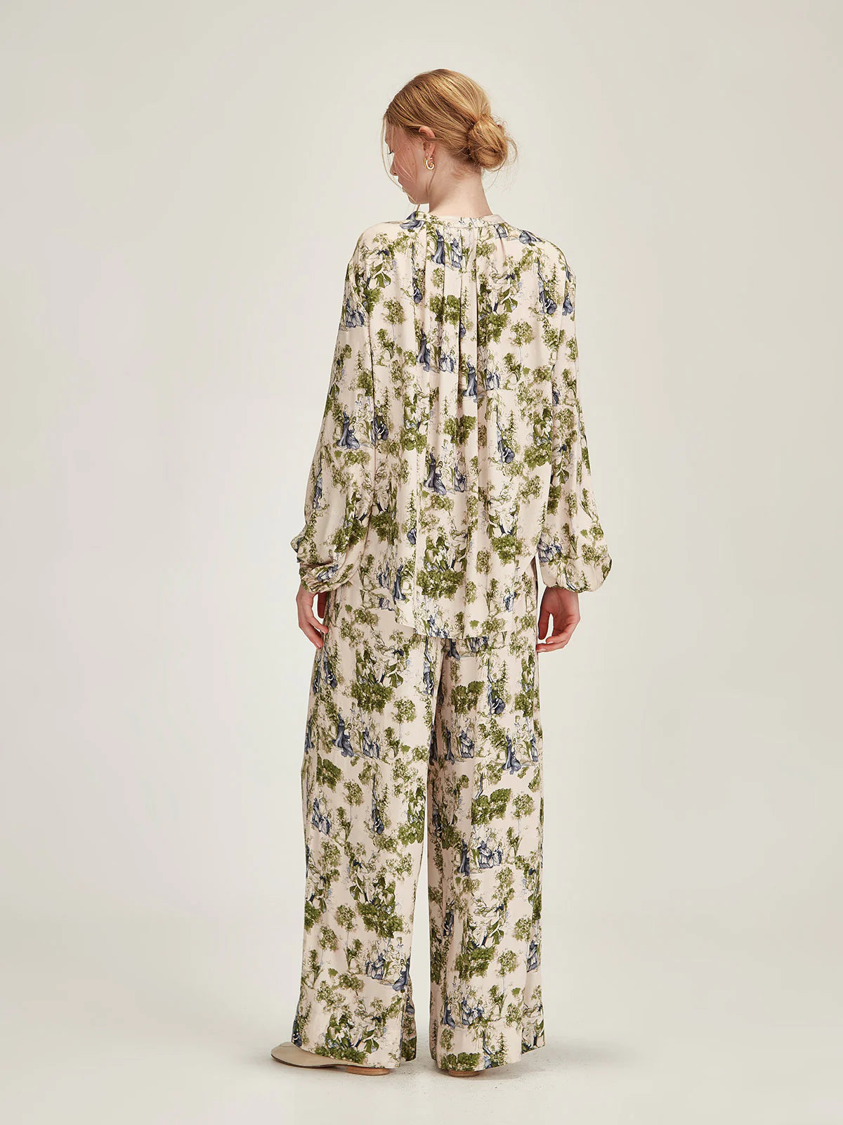 Sills Clara Print Pant Moss Print
