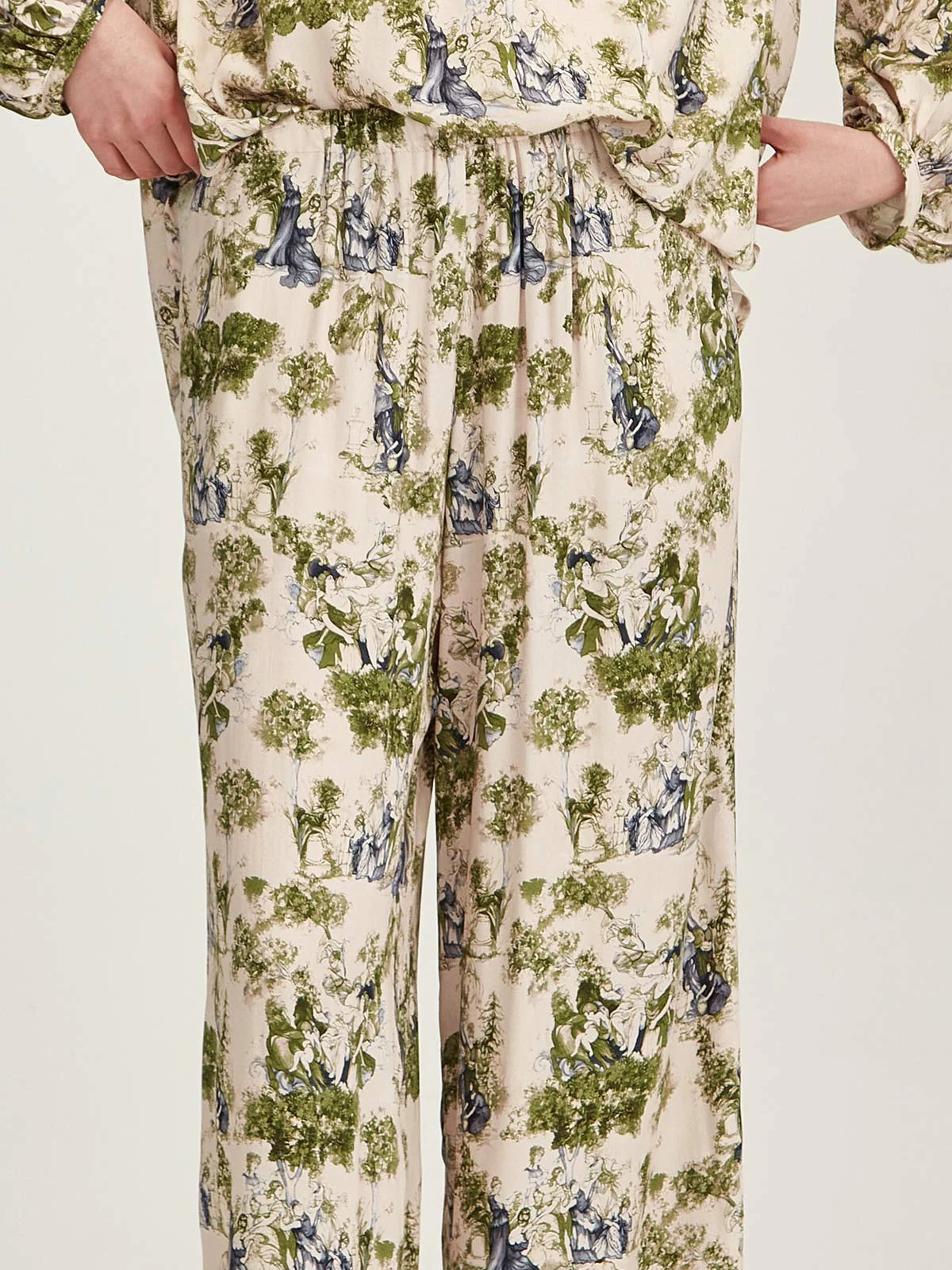 Sills Clara Print Pant Moss Print