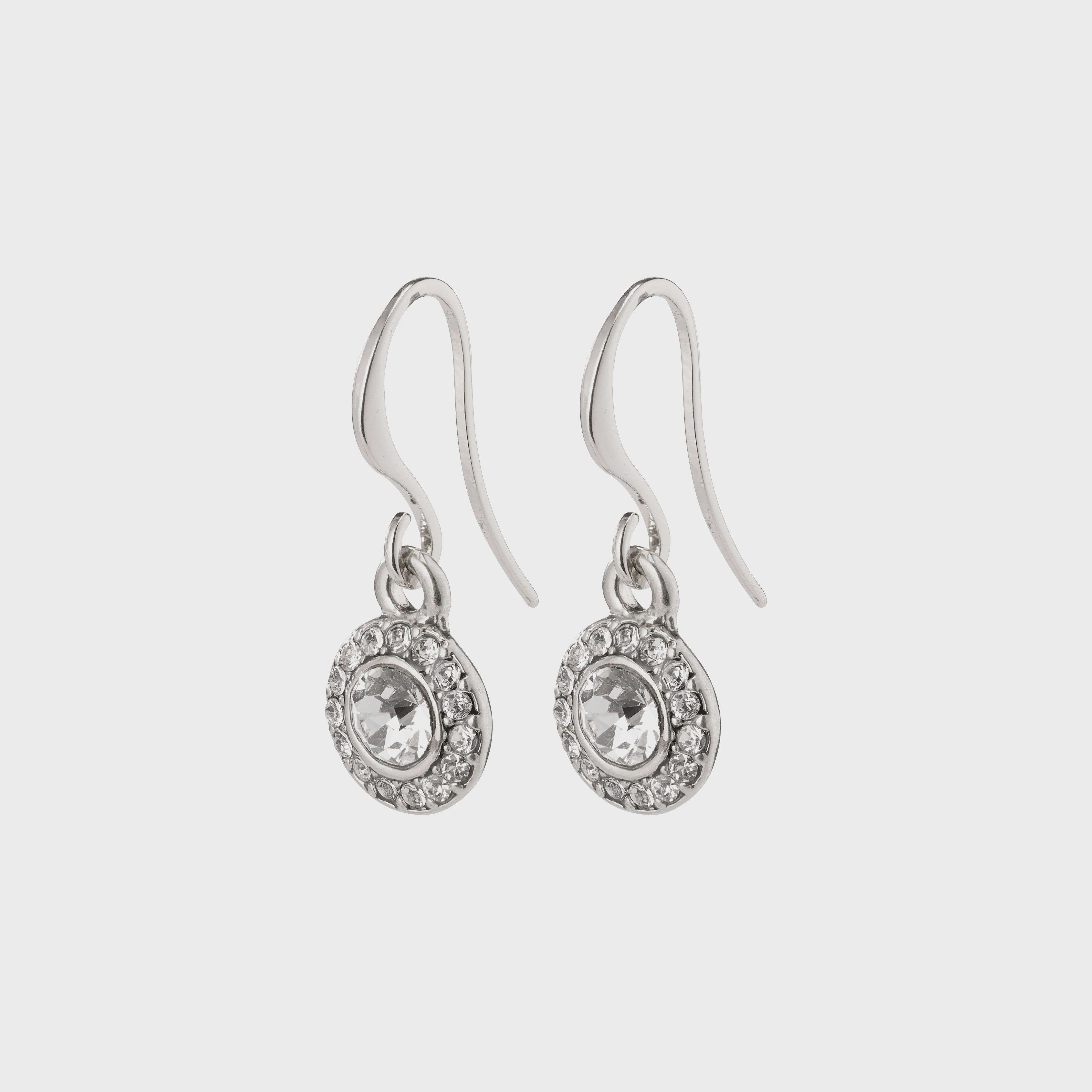Pilgrim Clementine Pi Earrings Silver