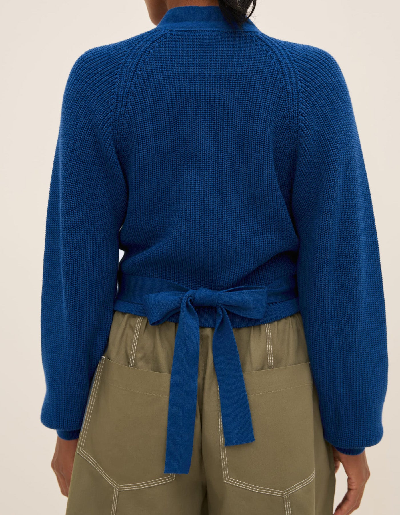 Kowtow Composure Cardigan Primary Blue